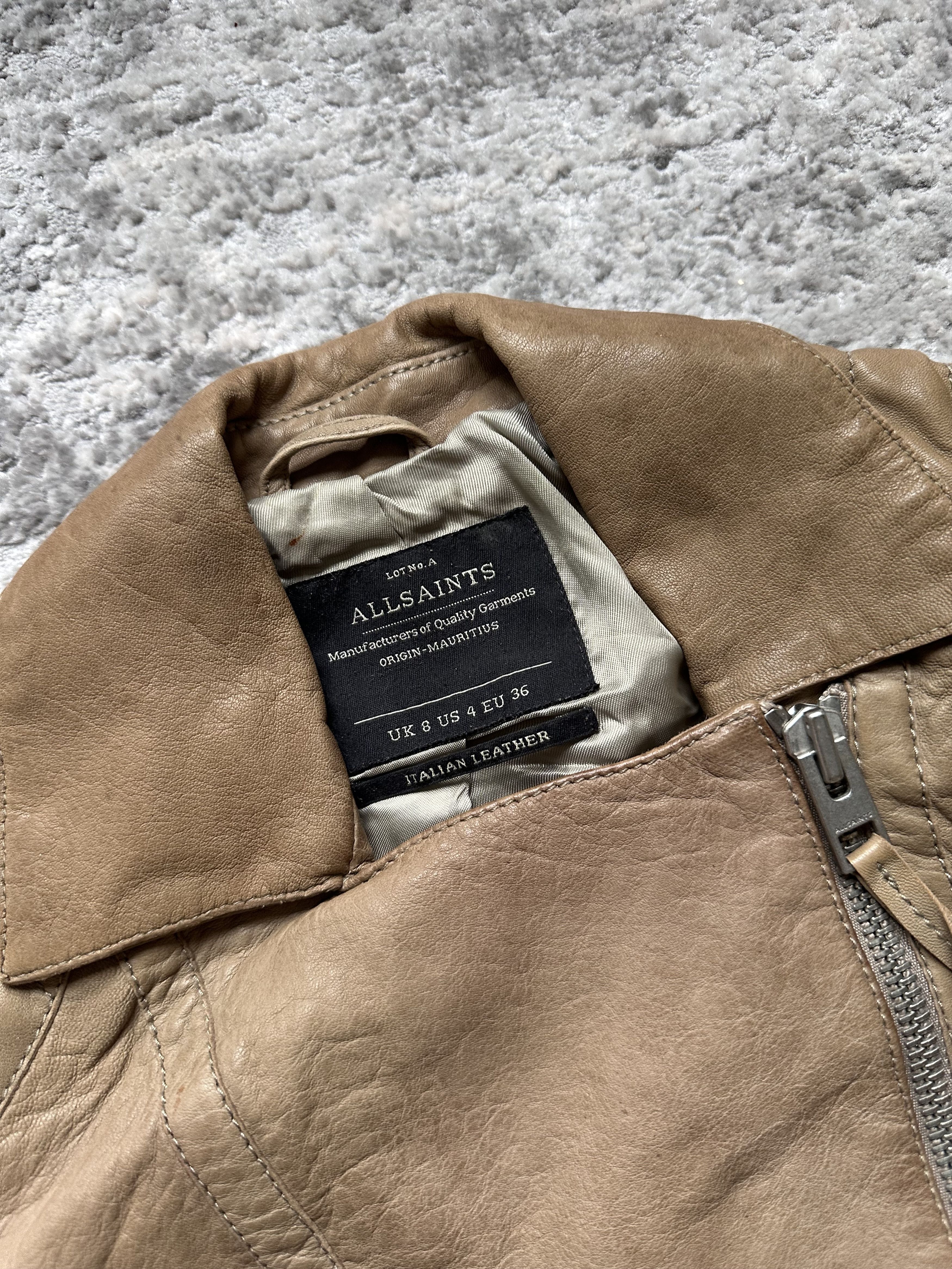 Allsaints Allsaints distressed leather jacket Size S / US 4 / IT 40 - 5 Thumbnail