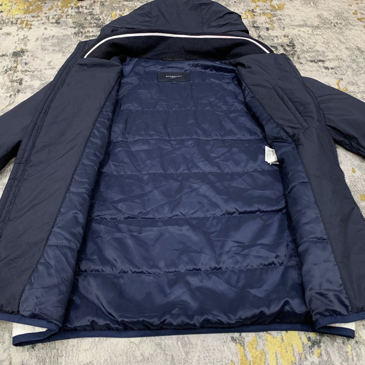 Burberry BURBERRY GOLF NAVY HOODIE LIGHT JACKET Size US M / EU 48-50 / 2 - 7 Thumbnail