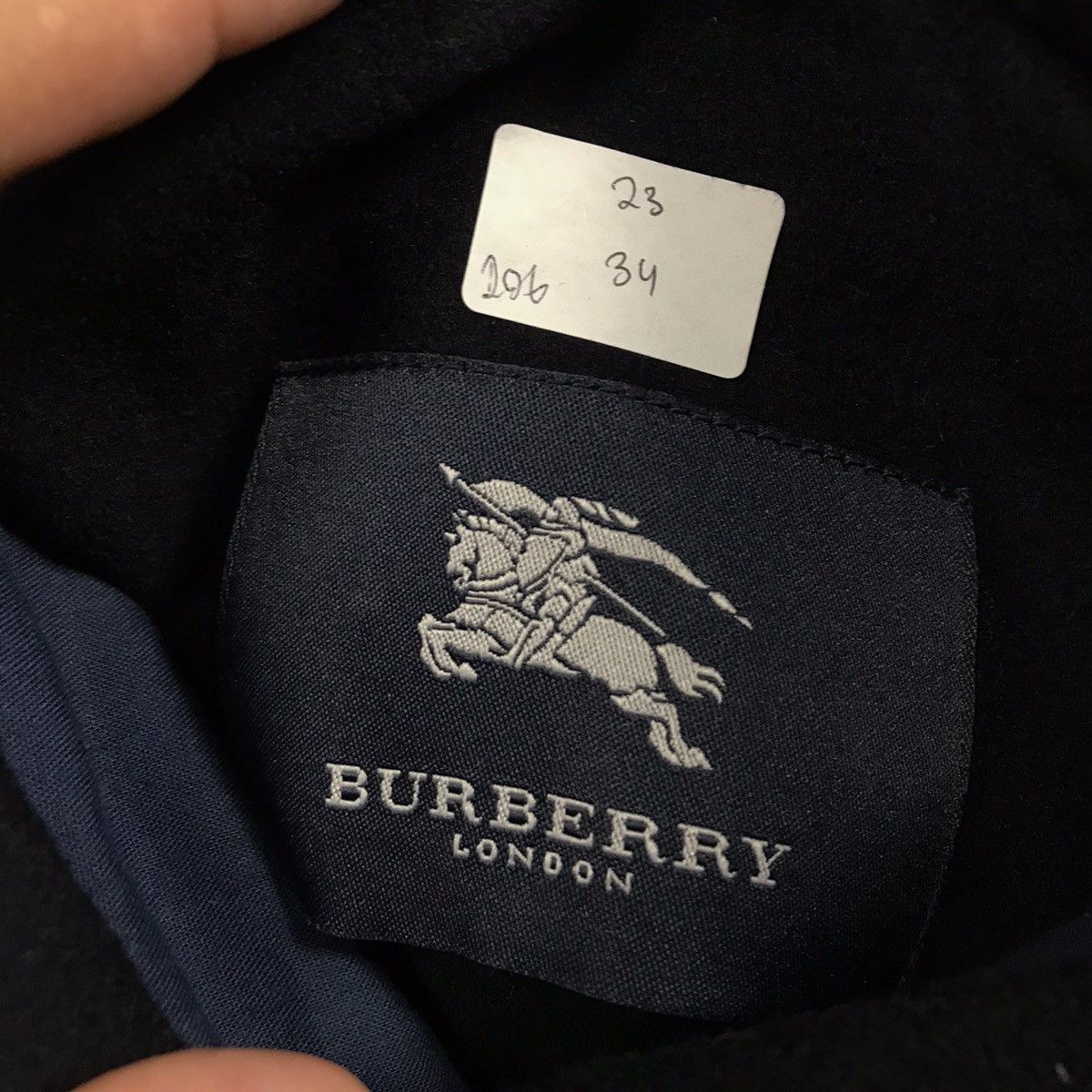 Burberry × Burberry Prorsum BURBERRY LONDON WOOL NAVY PARKAS COAT JACKET Size US L / EU 52-54 / 3 - 12 Thumbnail