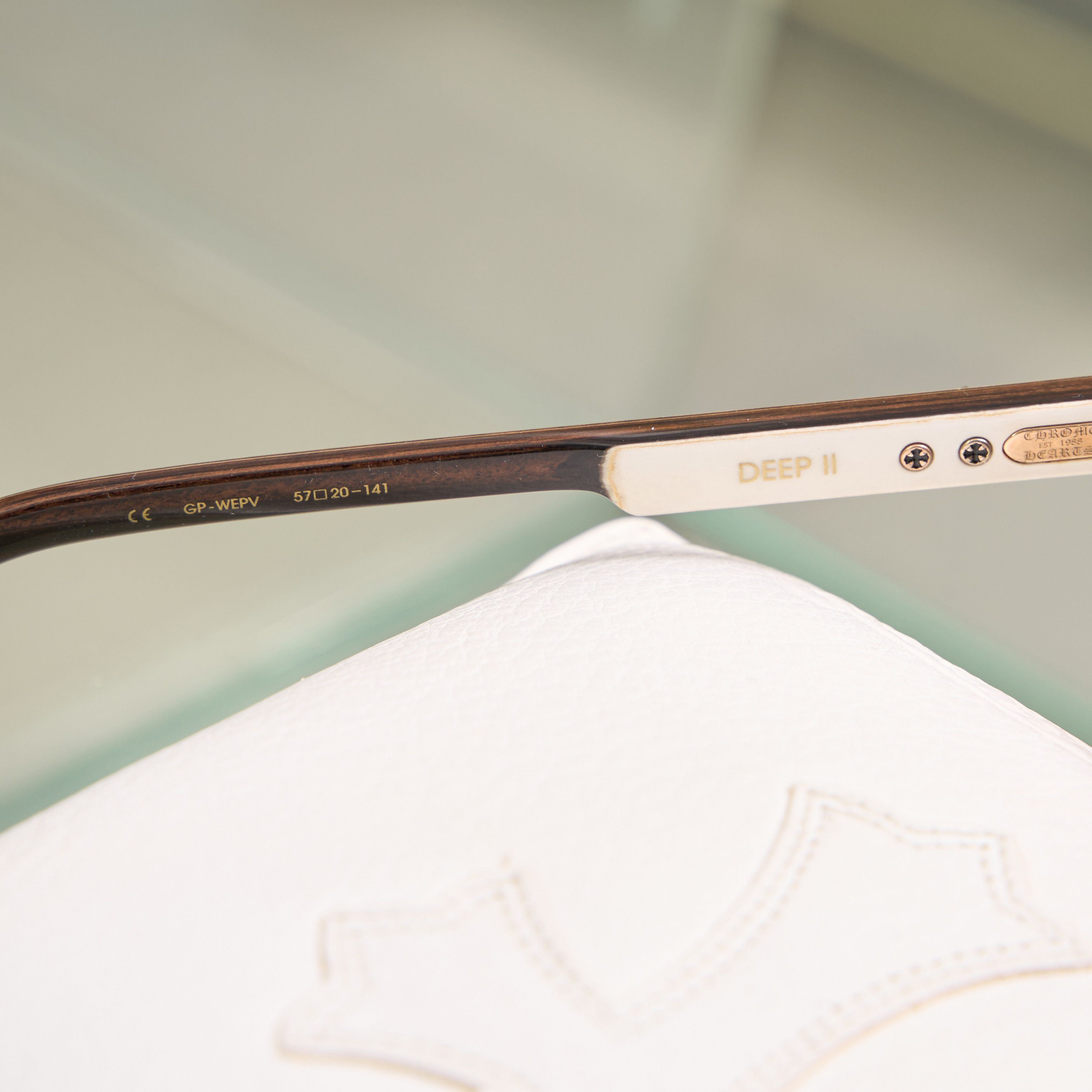 Chrome Hearts CHROME HEARTS DEEP II Gold Plated /White Ebony-Piano Varnish Size ONE SIZE - 5 Thumbnail