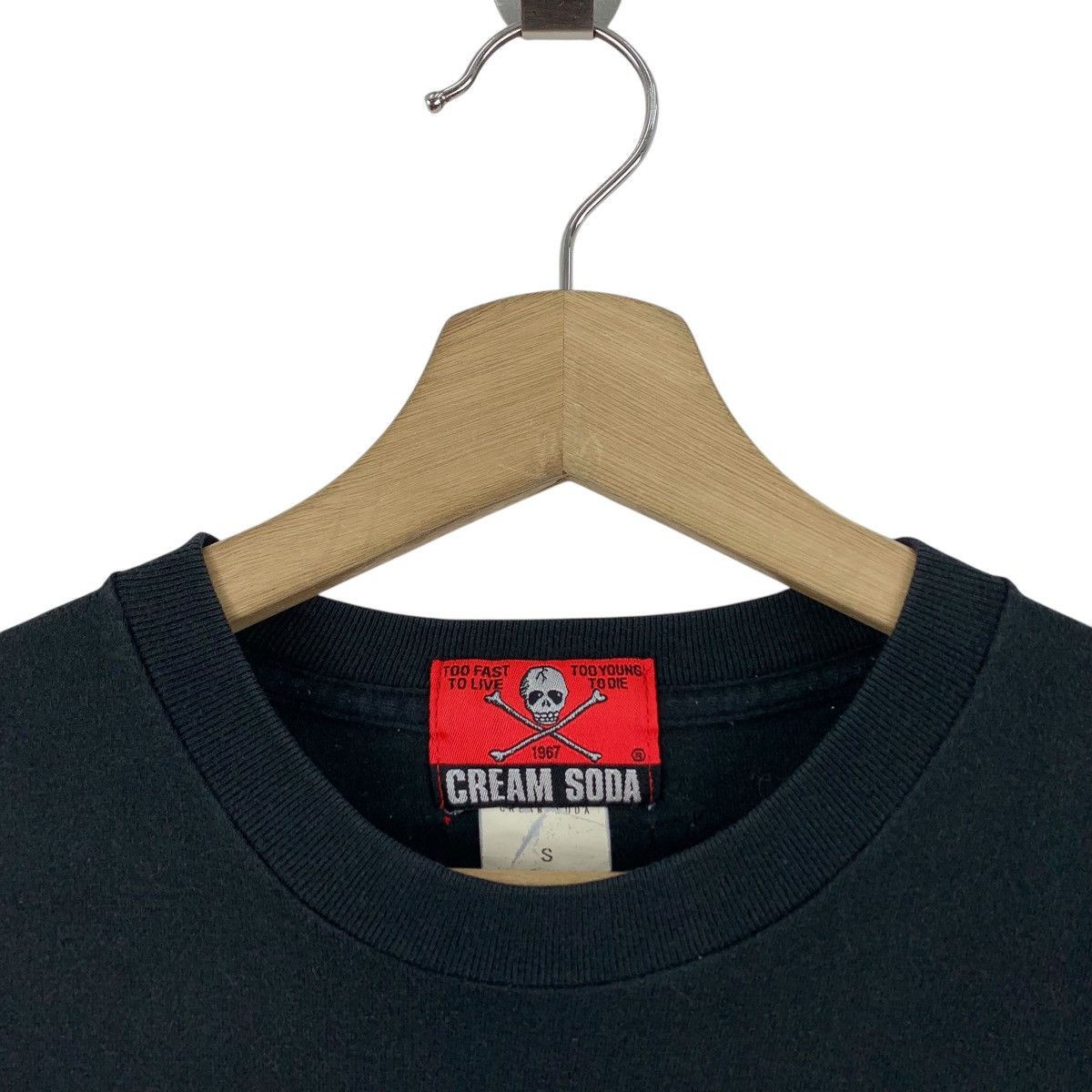 Japanese Brand × Vintage Vintage CREAM SODA cat logo printed punk tee Size US S / EU 44-46 / 1 - 8 Thumbnail