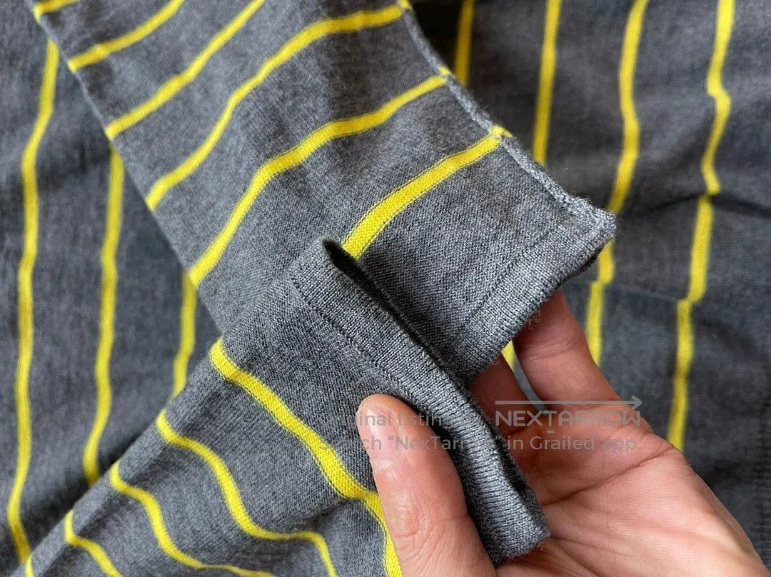 AMI ami Striped Yellow Gray Wool Item. Size US M / EU 48-50 / 2 - 2 Thumbnail