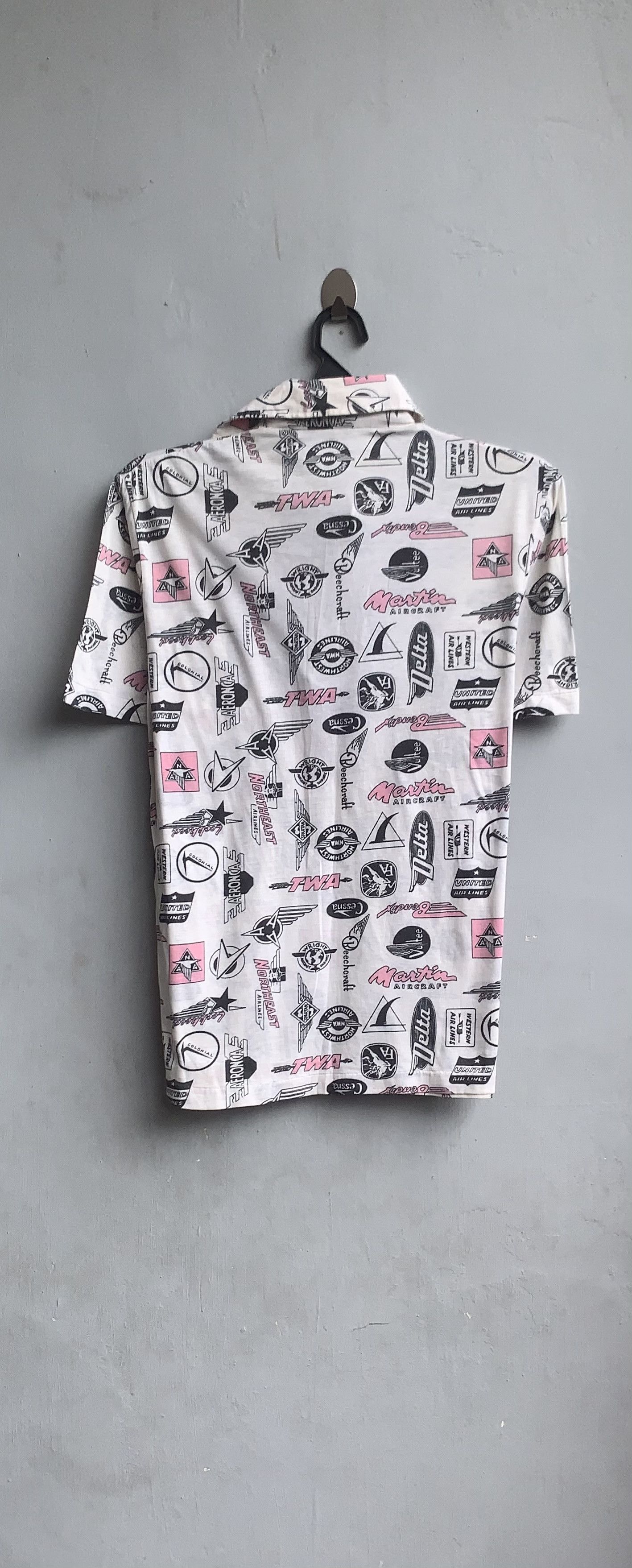 Vintage Airlines Fullprint Vintage Shirt Size US S / EU 44-46 / 1 - 4 Thumbnail
