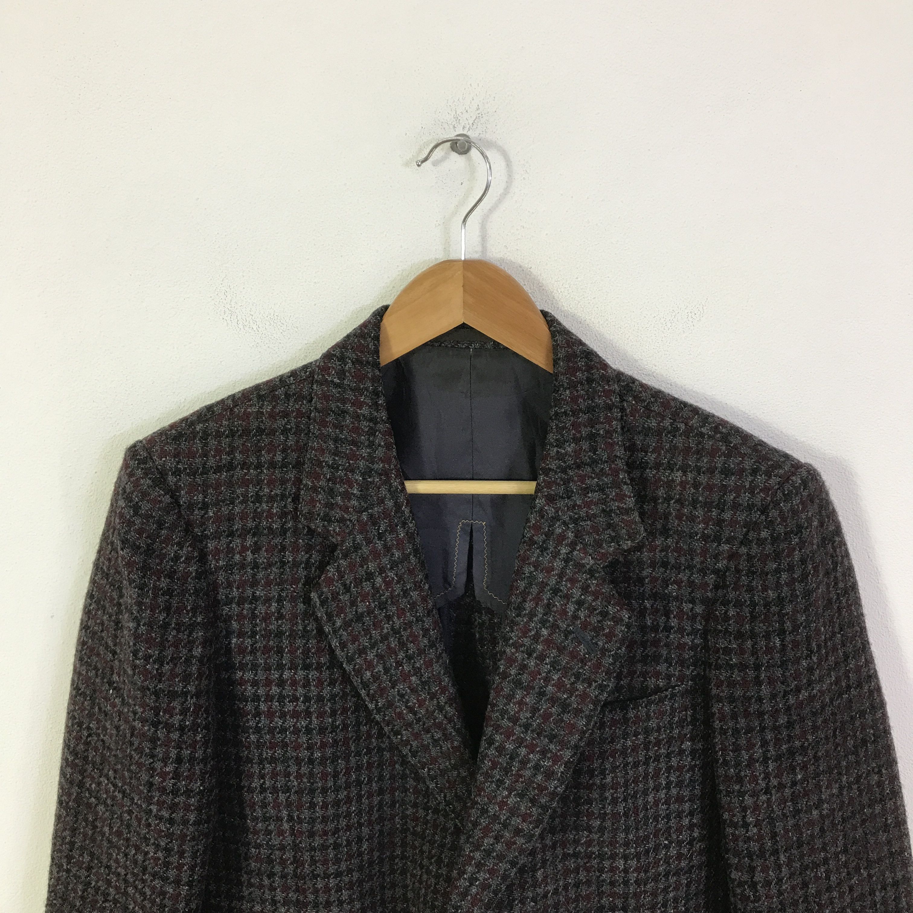 Harris Tweed harris tweed Classic Wool Blazer Coat jacket K115B18 Size US M / EU 48-50 / 2 - 2 Thumbnail