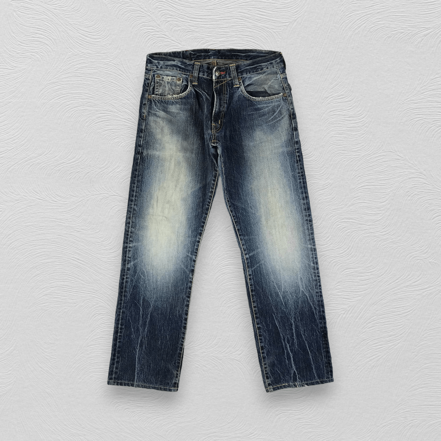 Edwin Vintage Edwin Jeans Faded Blue Denim KJ1884 Size US 30 / EU 46 - 1 Thumbnail