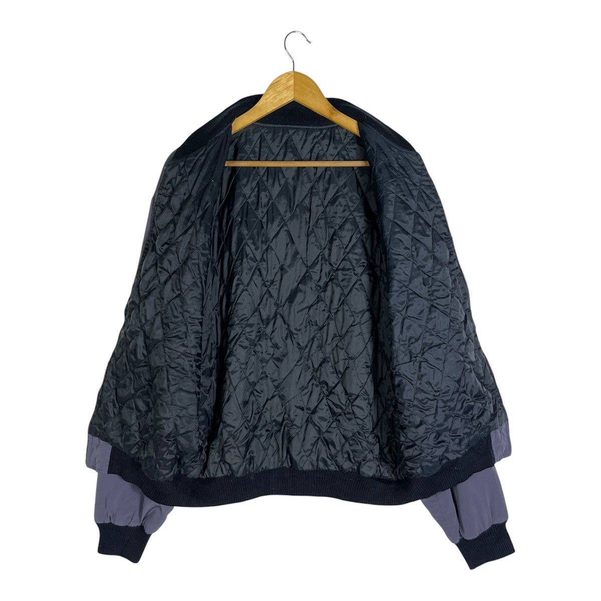 Giorgio Armani Vintage Giorgio Armani Eagle Firenze Address Bomber Jacket Size US M / EU 48-50 / 2 - 3 Thumbnail