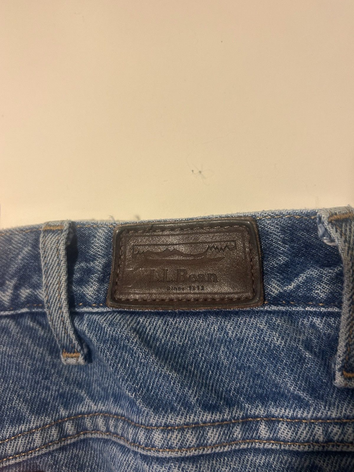 L.L. Bean L.L. Bean Fleece-Lined Jeans 36x30 Classic Fit Denim Size US 36 / EU 52 - 6 Thumbnail