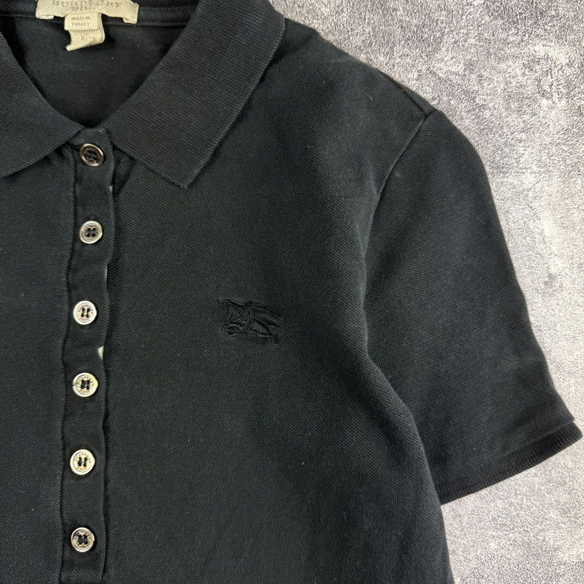 Burberry Burberry Brit Black Slim Fit Polo / Embroidered Knight Logo Size XS / US 0-2 / IT 36-38 - 2 Thumbnail