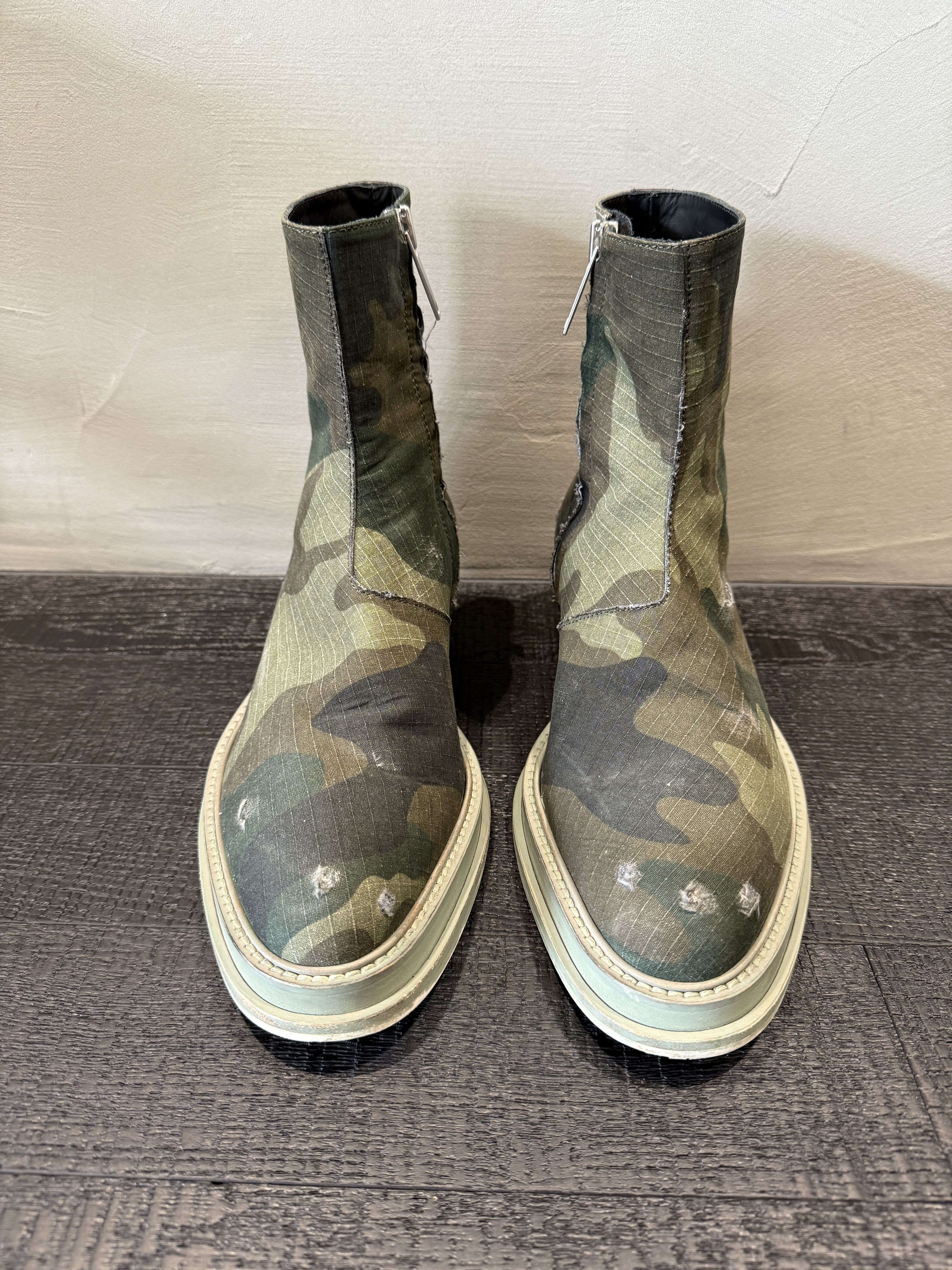 424 424 Rip Stop Leather West Coast Boot in Camo Size US 9 / EU 42 - 3 Thumbnail