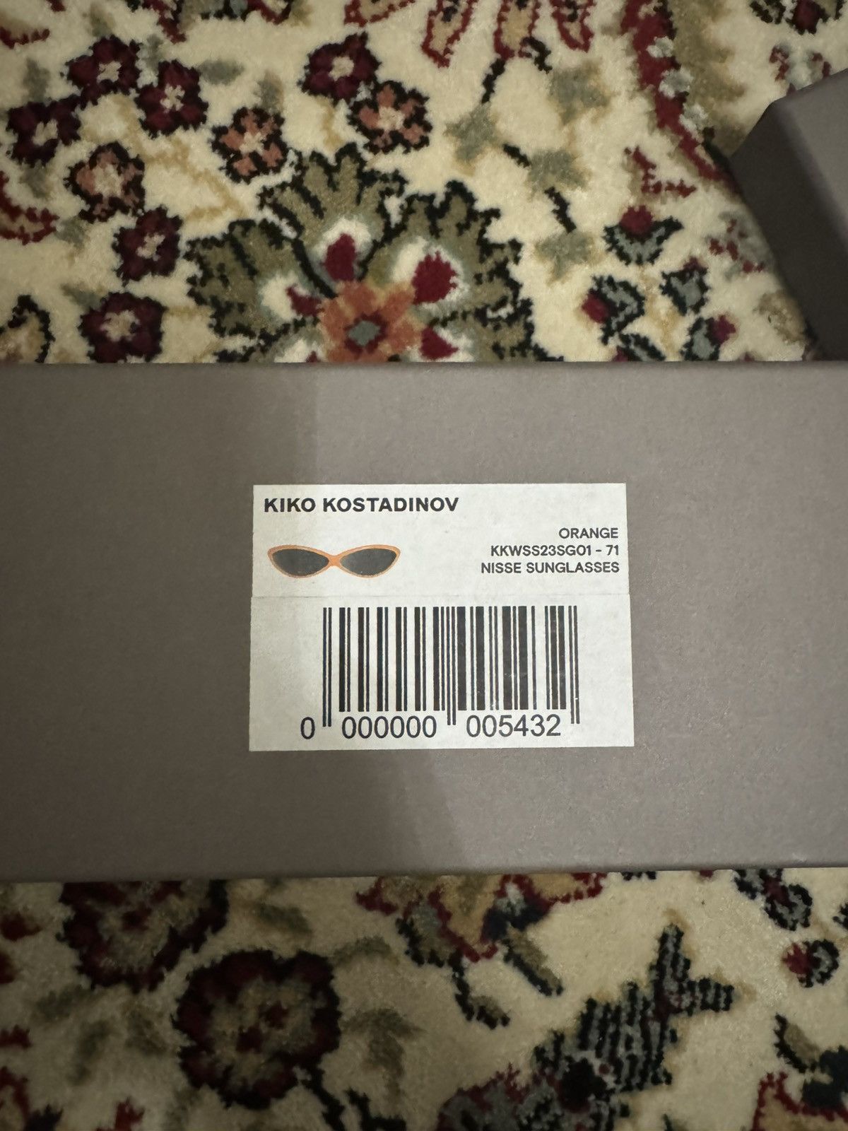 Kiko Kostadinov Kiko Kostadinov Orange Nisse Sunglasses Size ONE SIZE - 4 Thumbnail