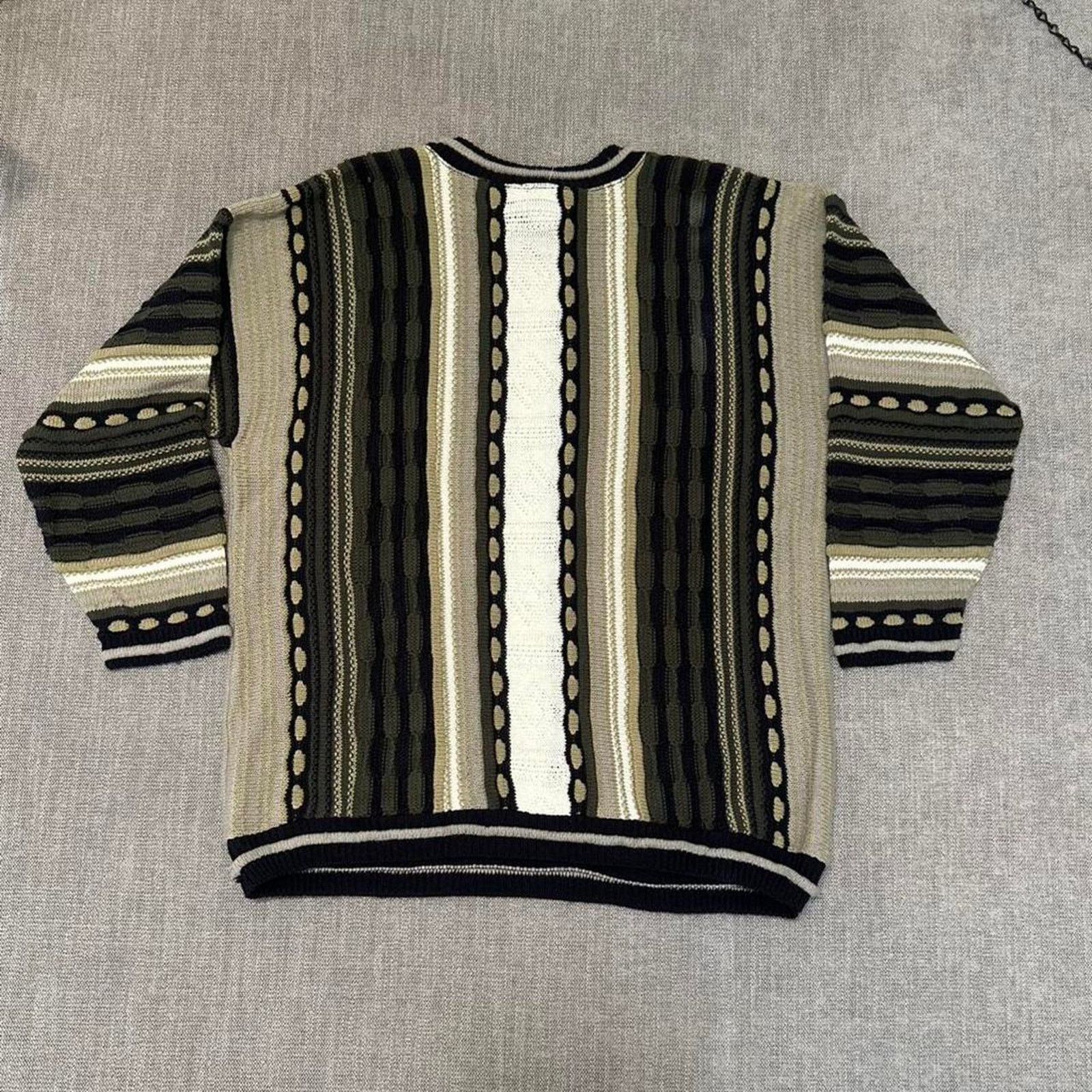 Vintage Vintage 3D Knit sweater Size US M / EU 48-50 / 2 - 2 Thumbnail
