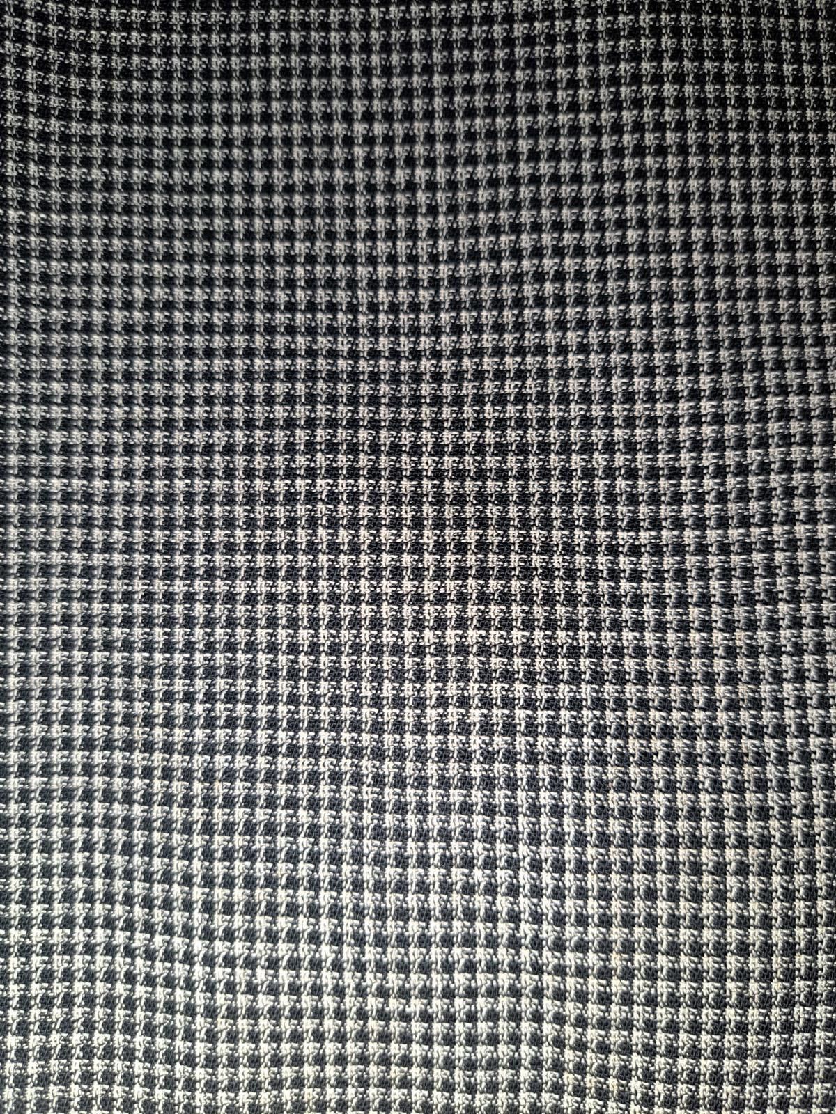 Coppley Coppley Sport Coat 42R White Black Houndstooth Check Wool Size 42R - 6 Thumbnail