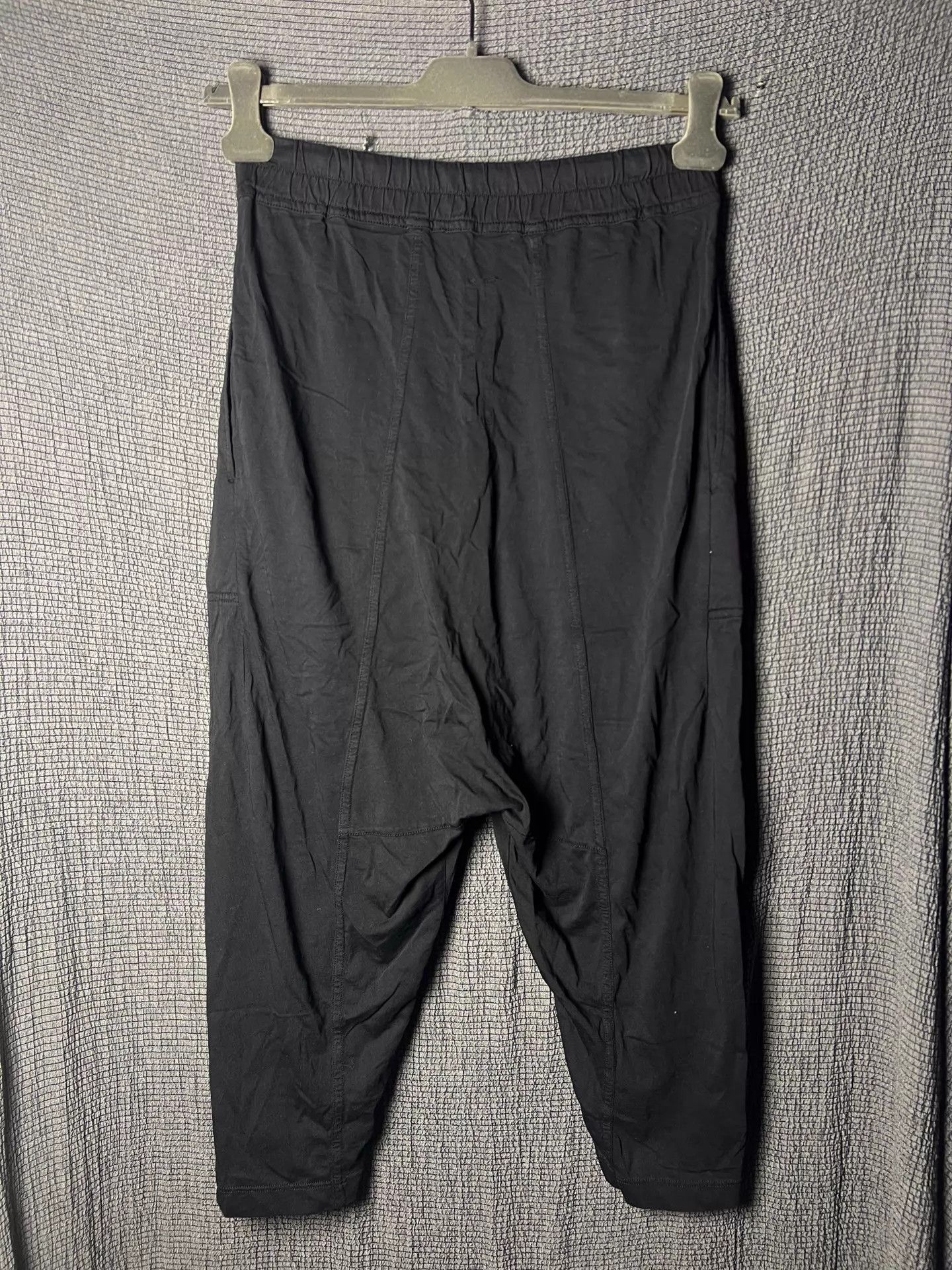 Rick Owens Rick Owens 16fw Cotton Dropped Crotch Cropped Pants XS Size US 27 - 2 Thumbnail