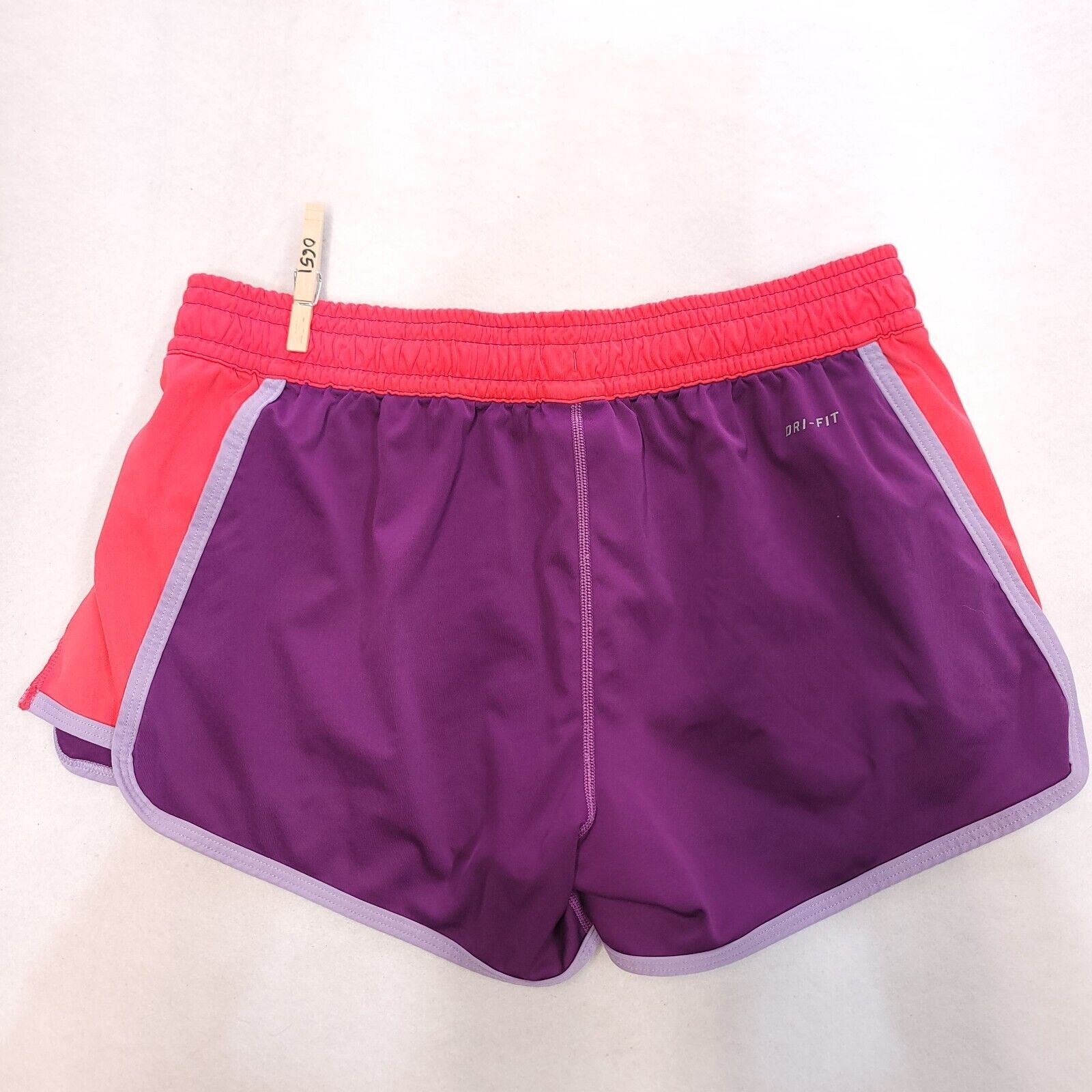 Nike Nike Dri-Fit Pull On Shorts Womens Size Medium M Purple Pink Size 28" / US 6 / IT 42 - 7 Thumbnail