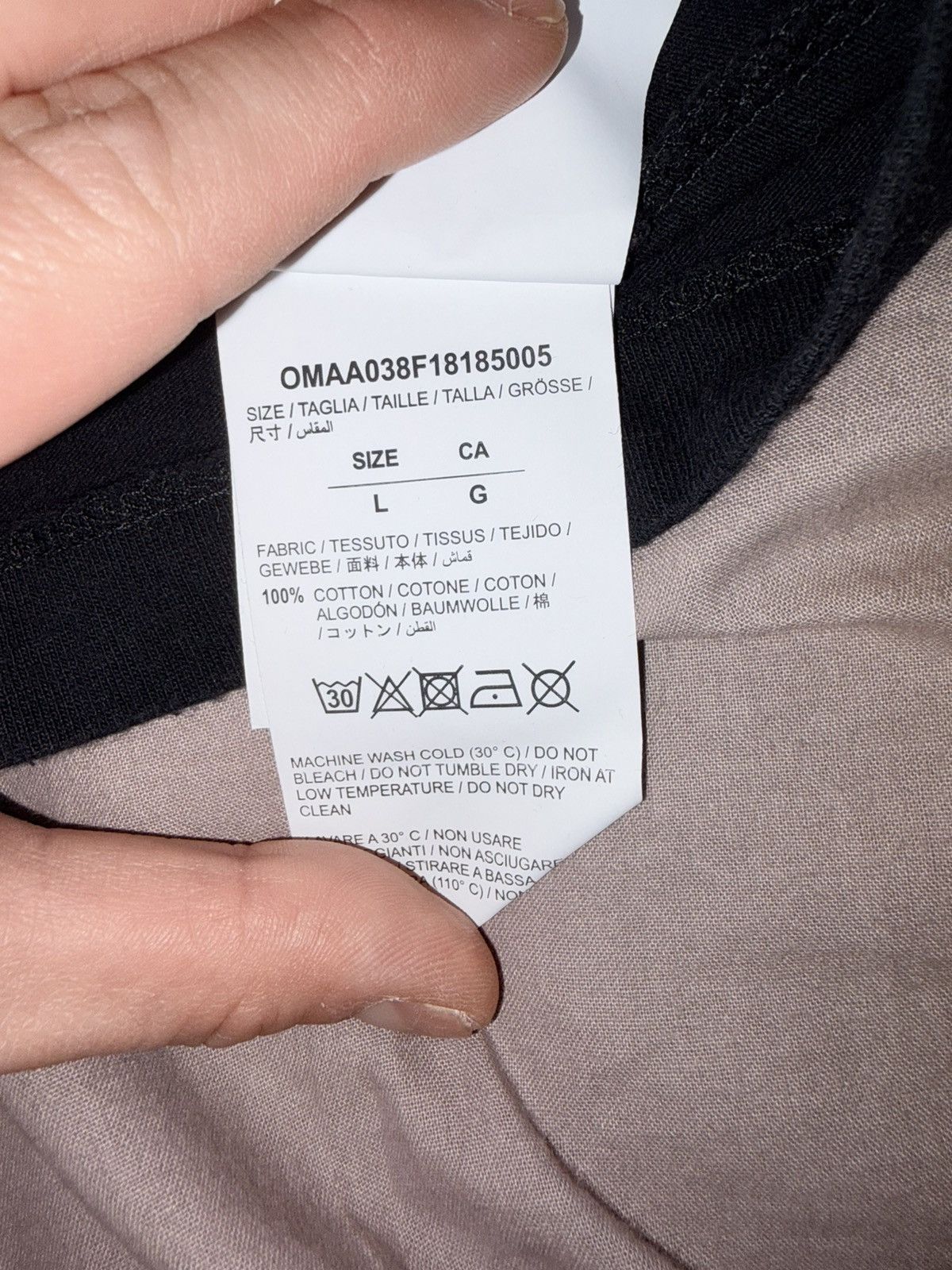 Off-White OFF-WHITE 2019 FW Tee Size US L / EU 52-54 / 3 - 5 Thumbnail
