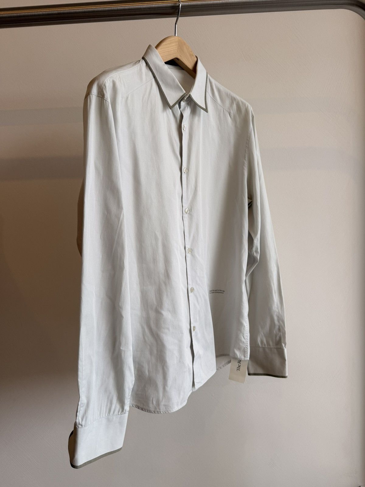 J.Lindeberg J.Lindeberg Light Grey Buttondown Shirt Size 50 Size US M / EU 48-50 / 2 - 1 Thumbnail