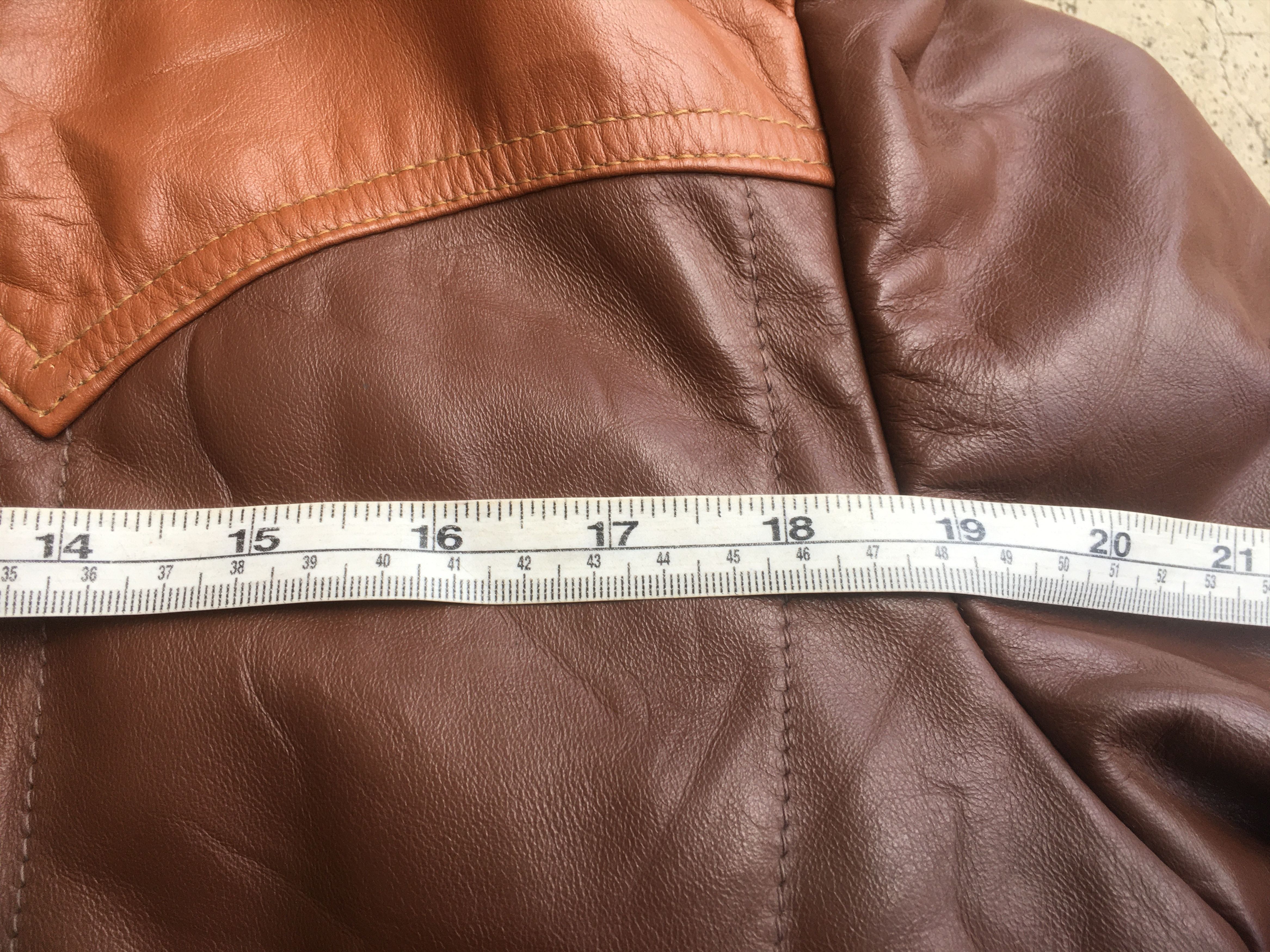 Schott VTG Rare Schott NYC BROWN Bomber leather jacket sz USA 44 Size US L / EU 52-54 / 3 - 18 Thumbnail