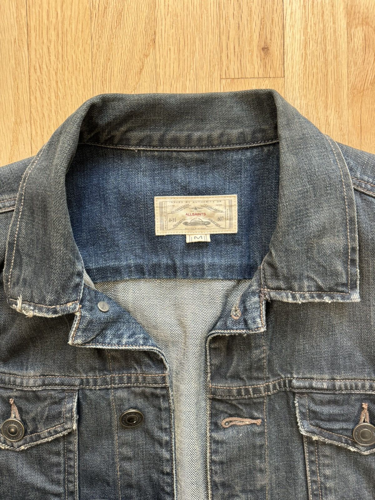 Allsaints Allsaints Kumo Denim Jean Jacket Size US M / EU 48-50 / 2 - 5 Thumbnail