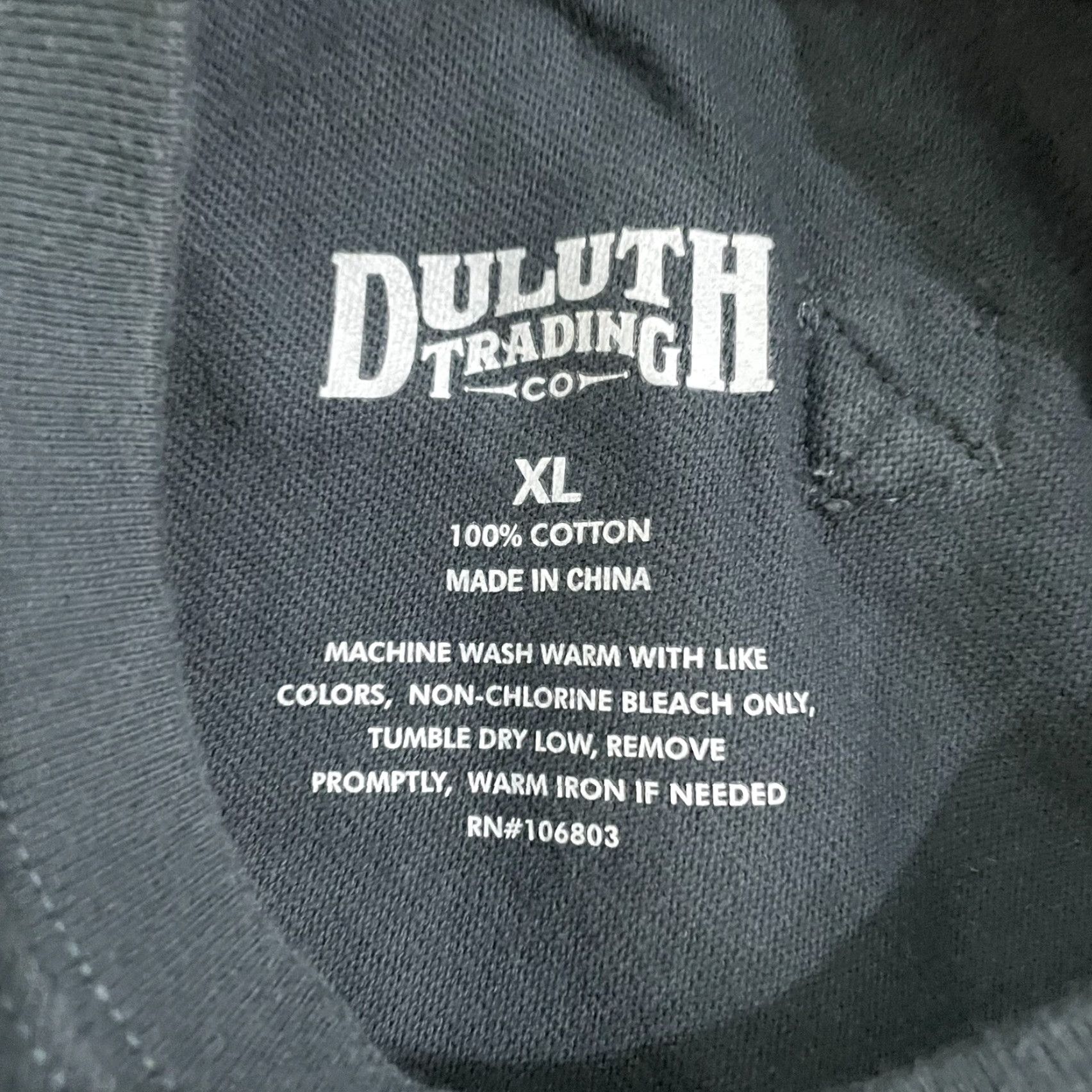 CO Duluth Trading Co 100% cotton blue thick Tee Mens XL T-Shirt Blue Cotton Men XL Size US XL / EU 56 / 4 - 4 Thumbnail