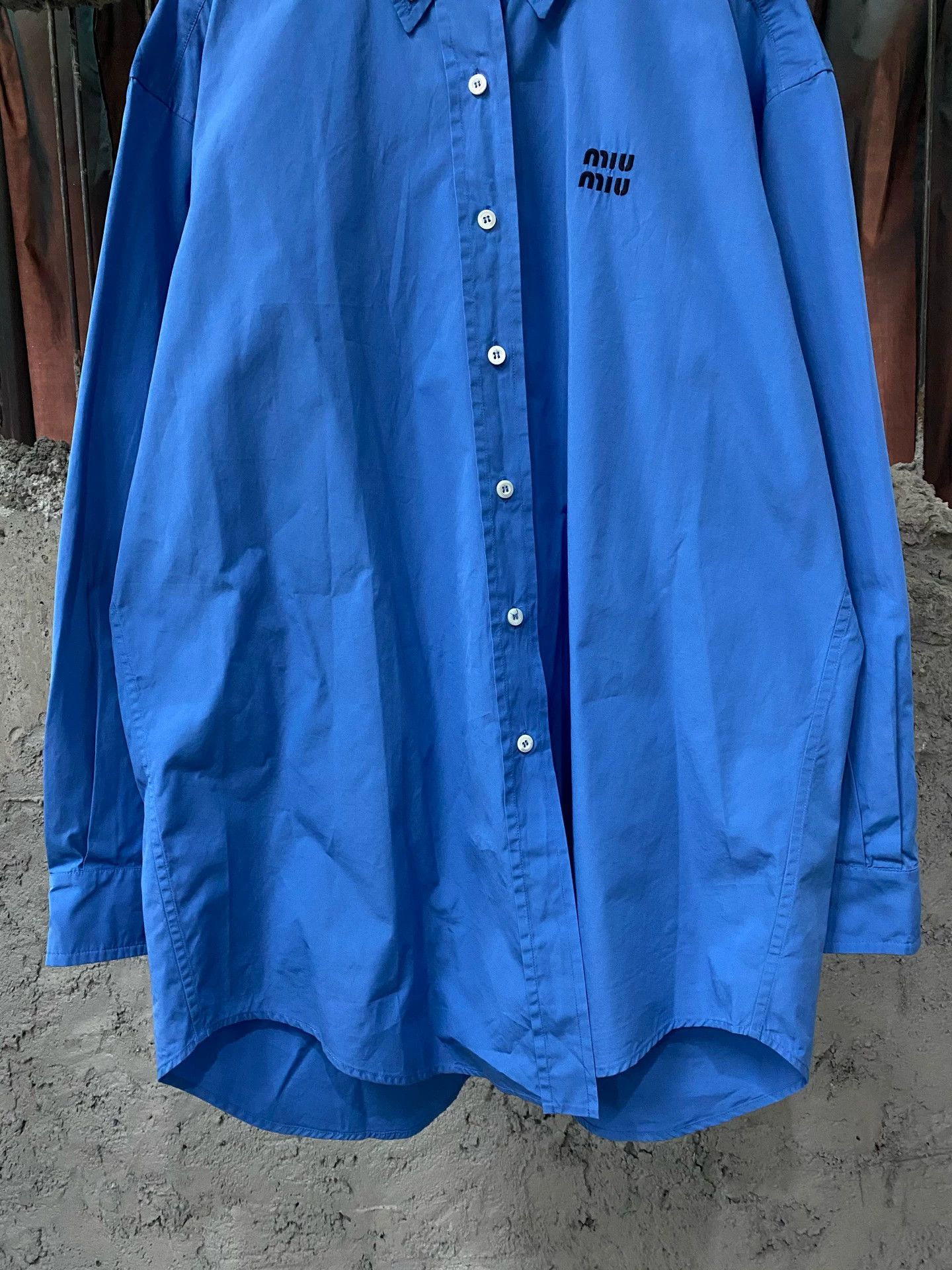 Miu Miu MIU MIU long-sleeve shirt 99 New Size XXL / US 16-18 / IT 52-54 - 4 Thumbnail
