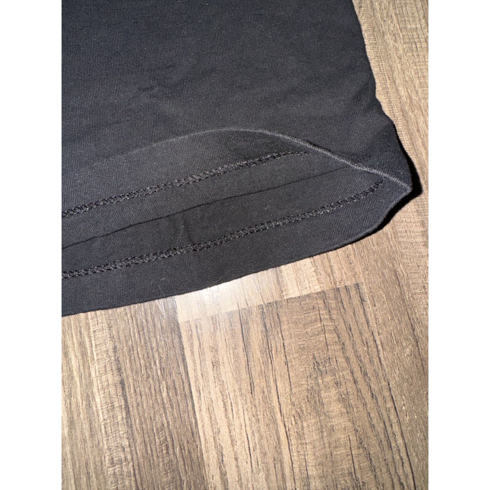 Vintage VINTAGE Oneita T-Shirt Black M USA Stitch 19x27 Men Medium Single Stitch Walk America Made In USA 1960s? Size US M / EU 48-50 / 2 - 3 Thumbnail