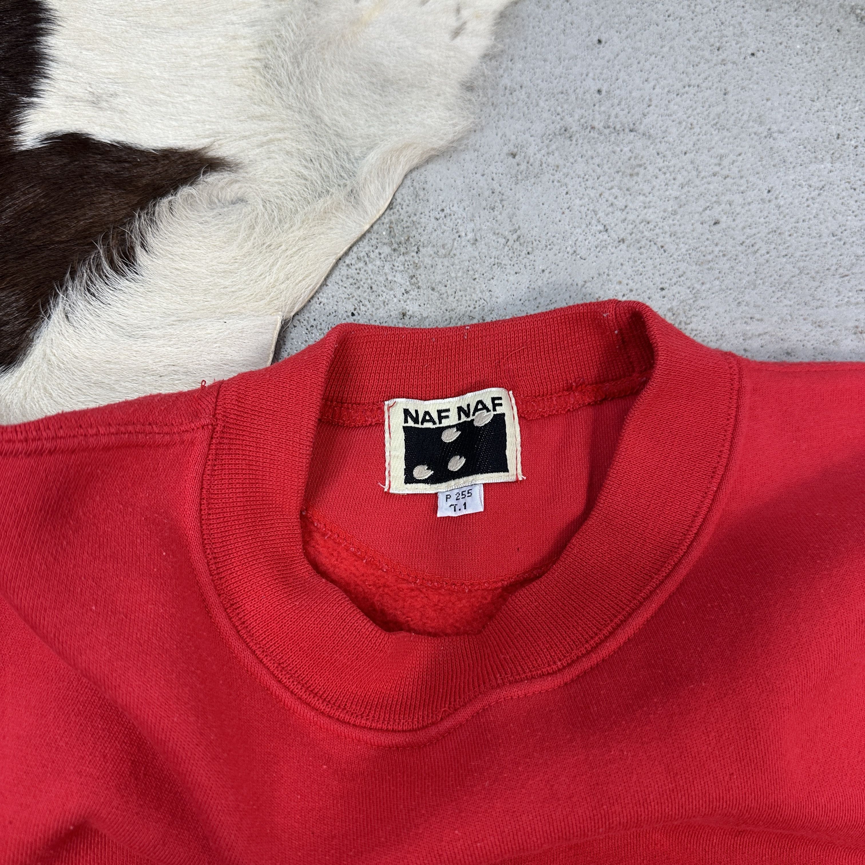Vintage Vintage Naf Naf 90s Sweatshirt Size US XL / EU 56 / 4 - 5 Thumbnail