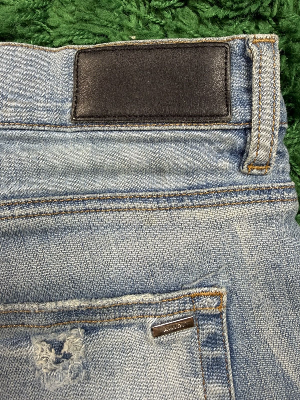 Amiri Amiri Ripped Blue Jean Size US 38 / EU 54 - 4 Thumbnail