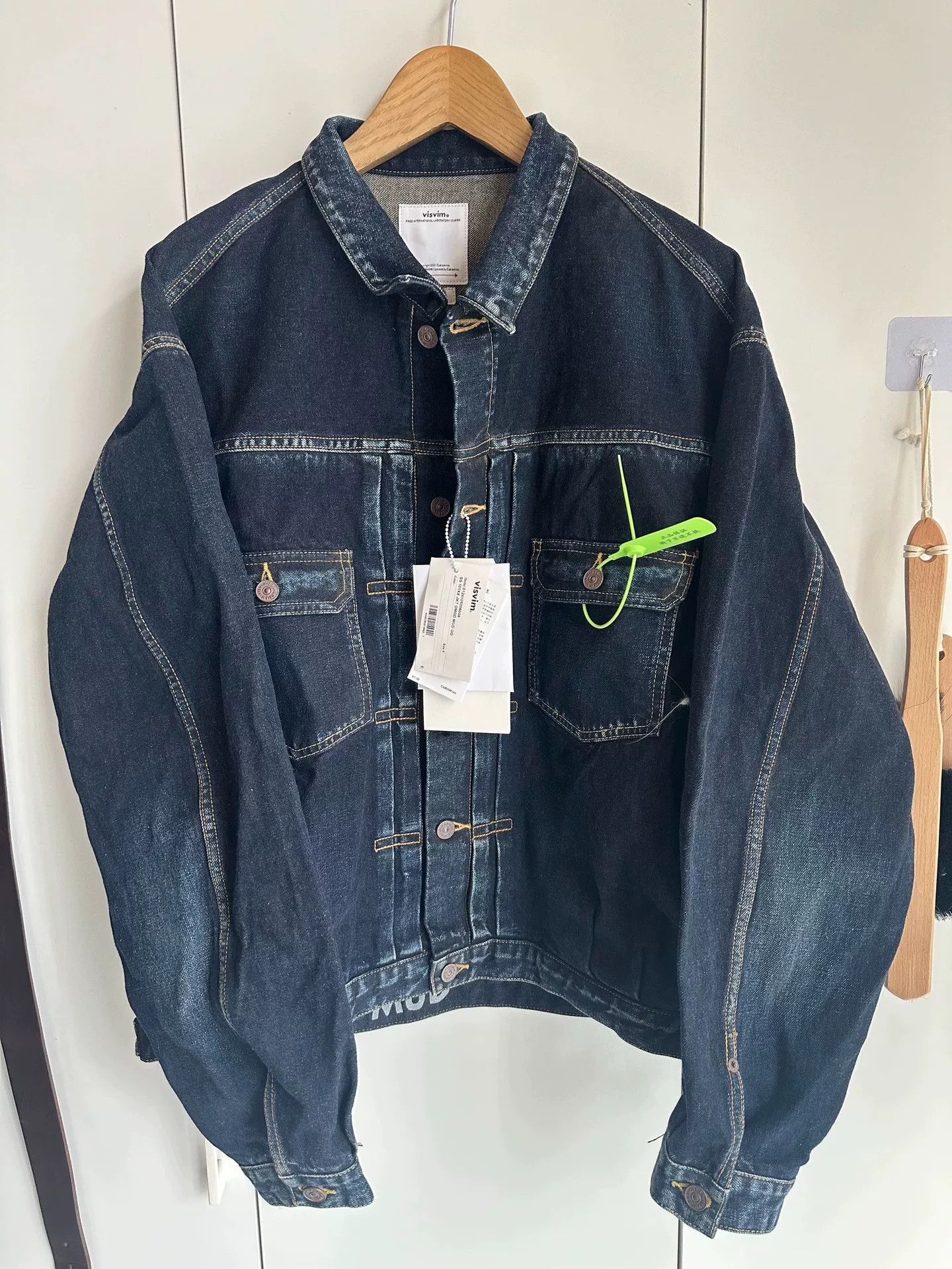 visvim 101xx mud dyed denim jacket