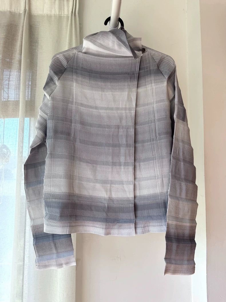 Issey Miyake issey miyake size:2 The bamboo joint coat is smeared with Size XXS / US 00 / IT 34 - 1 Thumbnail