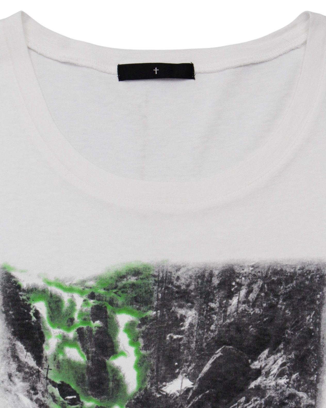 Tornado Mart 2000S CROSS BY TORDANO MART ACID WATERFALL SCOOP NECK TEE Size US M / EU 48-50 / 2 - 2 Thumbnail