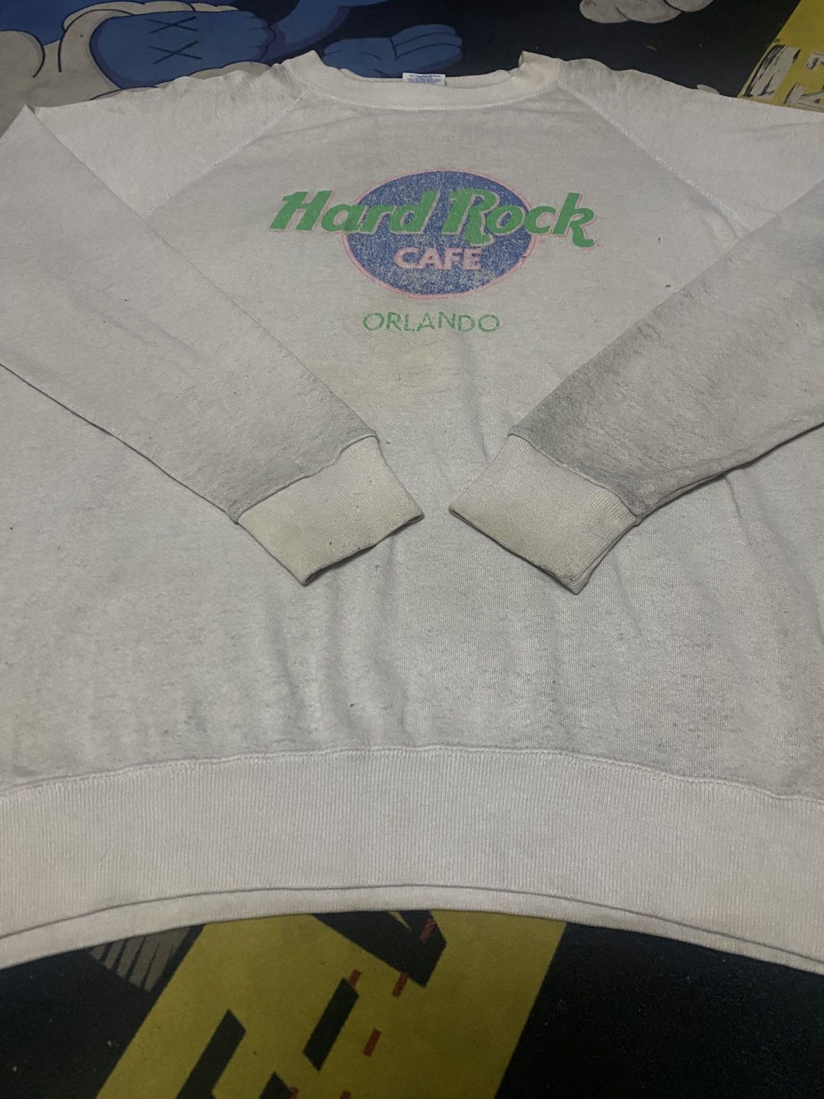 Hard Rock Cafe Vintage 1990 Hard Rock Cafe Save The Planet Sweatshirt Size US XL / EU 56 / 4 - 3 Thumbnail