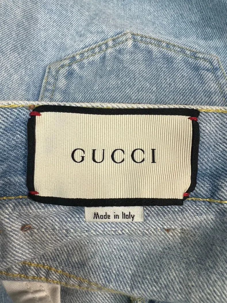 Gucci Gucci Embroidered denim skirt Size 25" / US 0 / IT 36 - 3 Thumbnail
