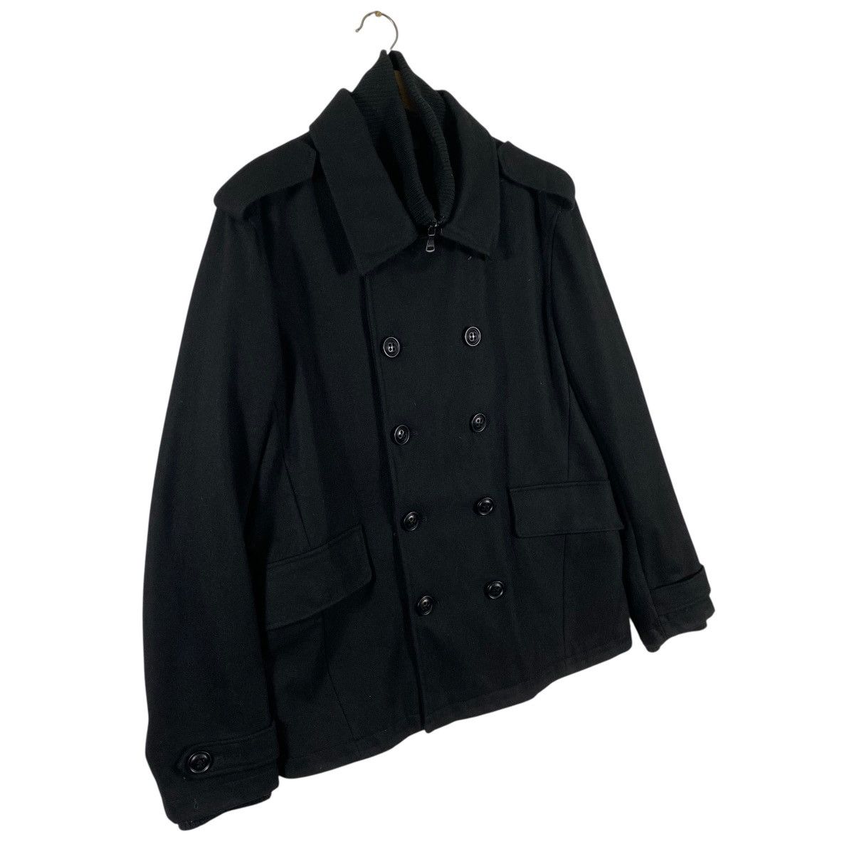 DKNY Donna Karan New York Wool Button/Zipper Jacket L Size Size US L / EU 52-54 / 3 - 3 Thumbnail