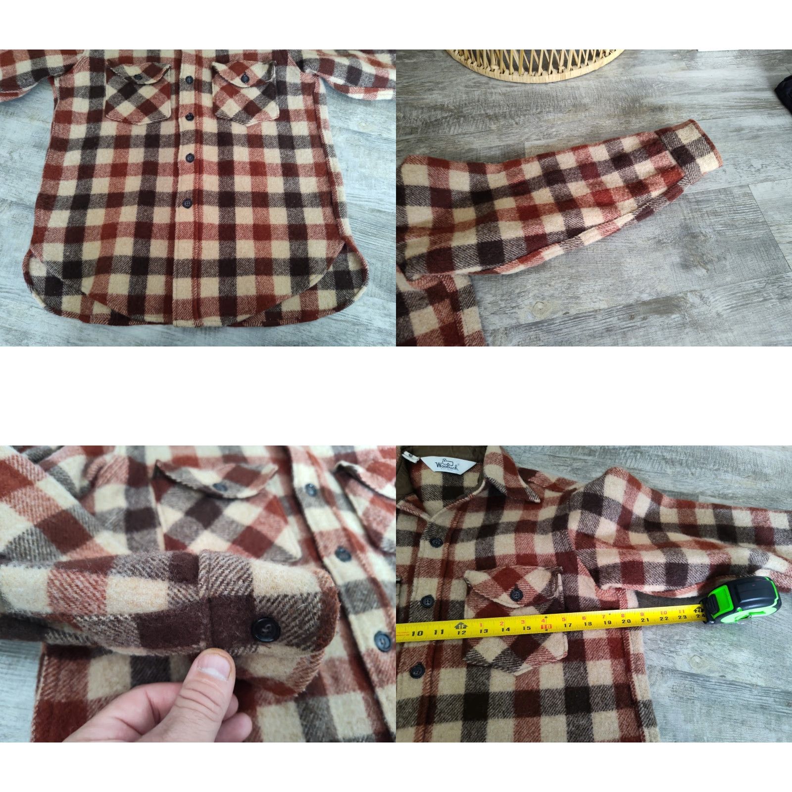 Vintage Vintage Woolrich Men’s Wool Flannel Shirt Sz M Long Sleeve Button Up Plaid Fall Winter Size US M / EU 48-50 / 2 - 8 Thumbnail