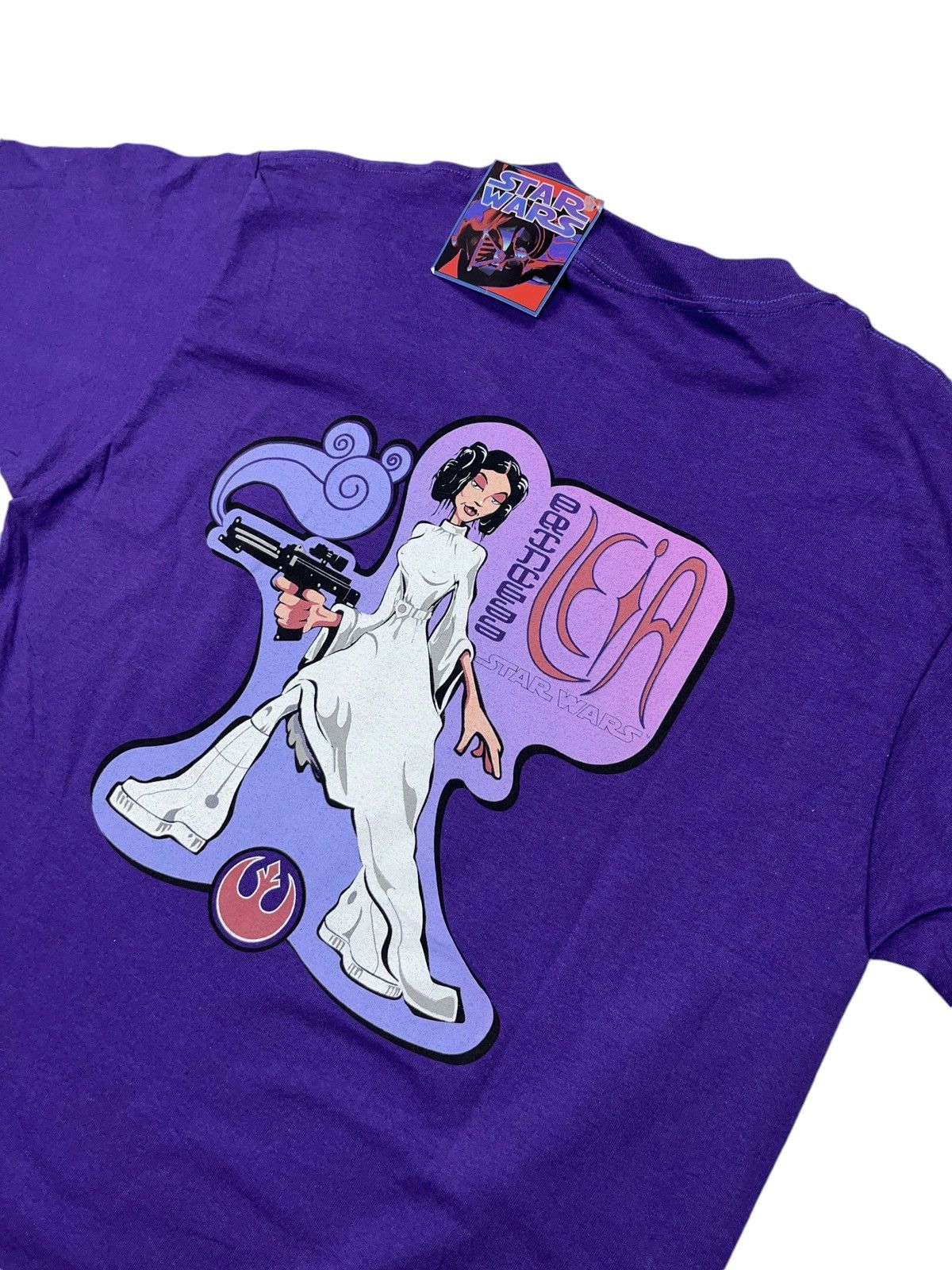 Star Wars × Vintage Vintage 1996 Winterland Star Wars Princess Leia T-shirt Size US L / EU 52-54 / 3 - 7 Thumbnail