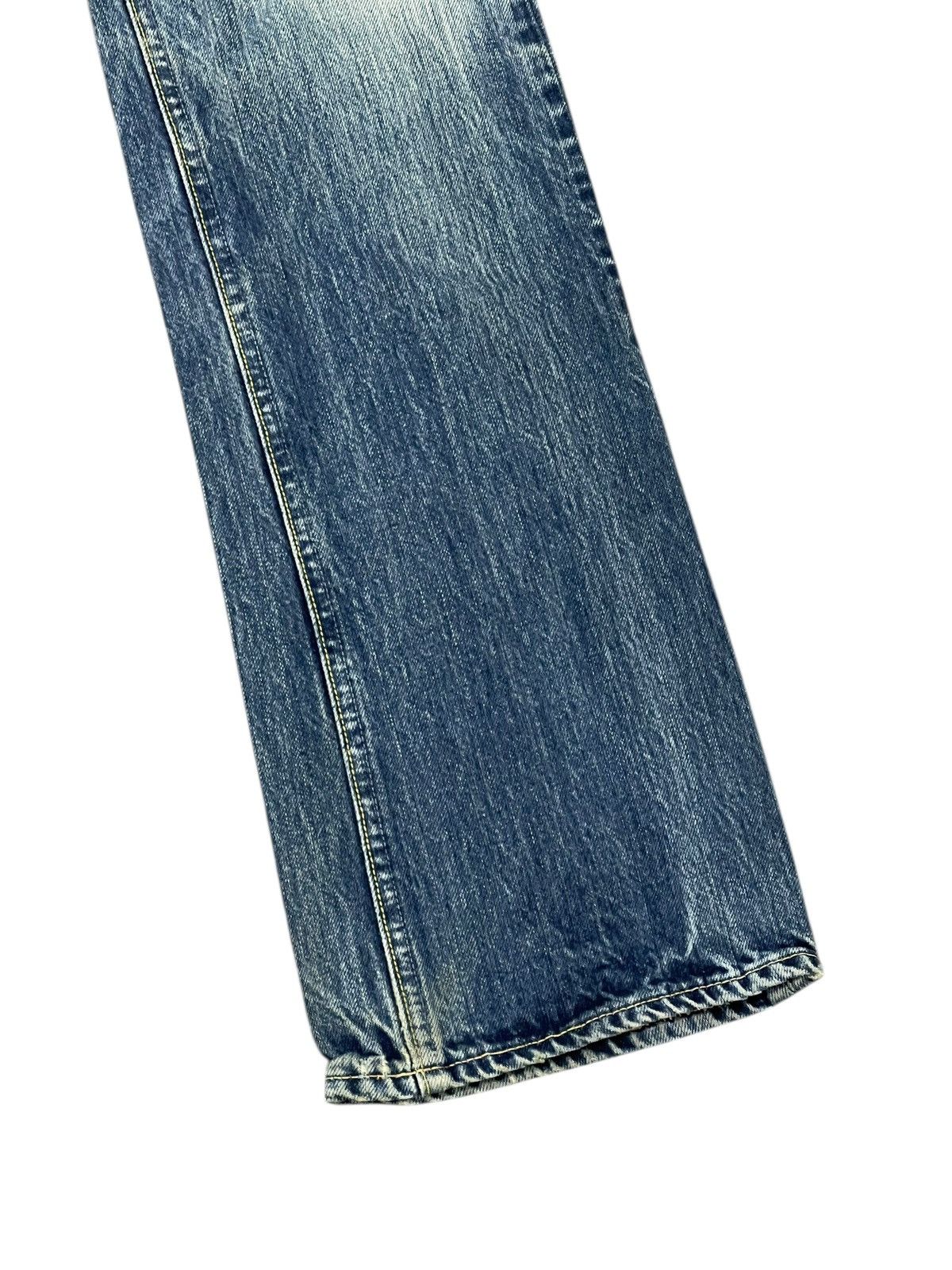 Blue Blue Japan Straight Jeans Blue Blue Japan Faded Washed 4🟦0 Size US 29 - 3 Thumbnail