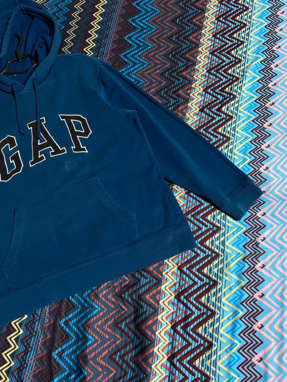 Gap × Vintage 🧿 Vintage Gap Fleece Big Logo Hoodie Y2K Size US XL / EU 56 / 4 - 18 Thumbnail