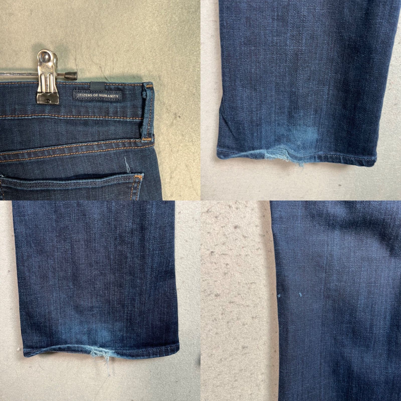 Citizens Of Humanity Citizens of Humanity Jeans Slim Bootcut Dark Wash 30 Women Stretch Denim Inseam 32 Dark Blue Modernist 90s Style Womens Jeans Size 30" / US 8 / IT 44 - 8 Thumbnail