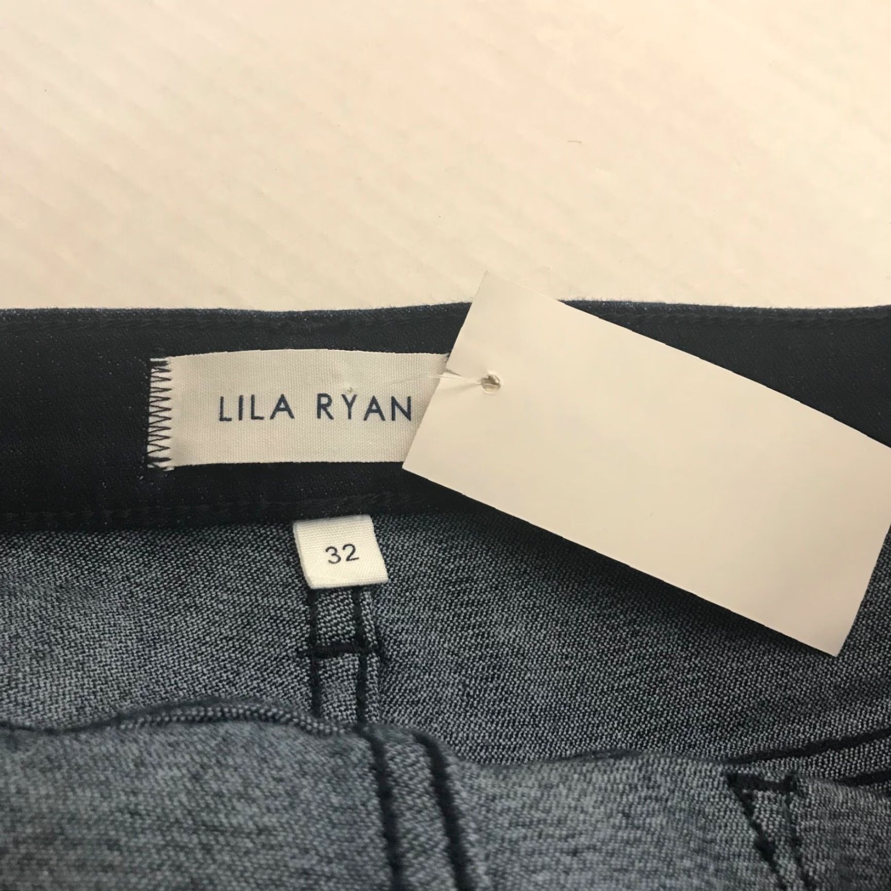 Vintage Lila Ryan High Waist Flare Jeans Womens Size 32 Blue Denim Regular Fit Size 24" / US 00 / IT 34 - 4 Thumbnail