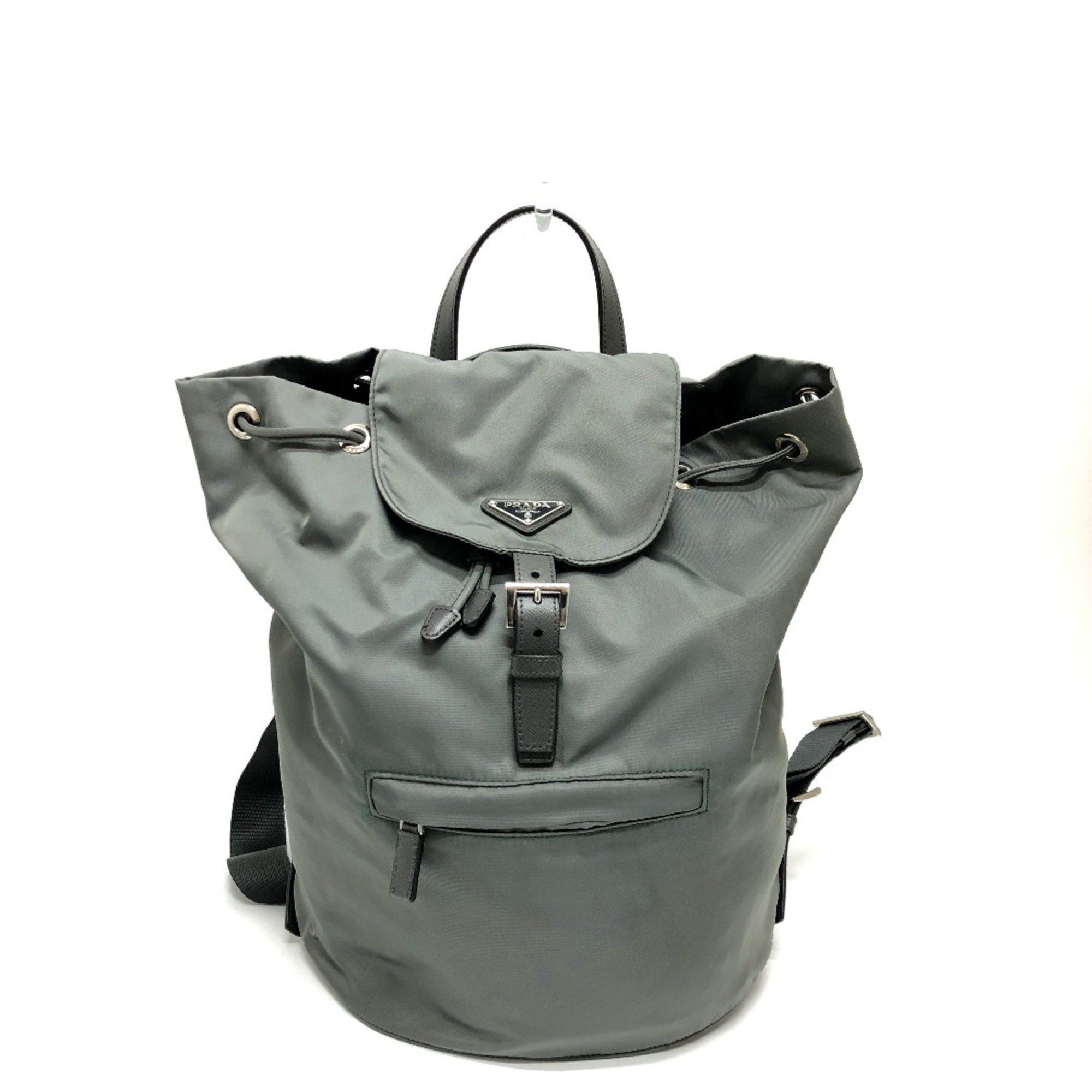 Prada PRADA BZ0032 backpack bag Backpack gray SilverHardware Size ONE SIZE - 1 Thumbnail