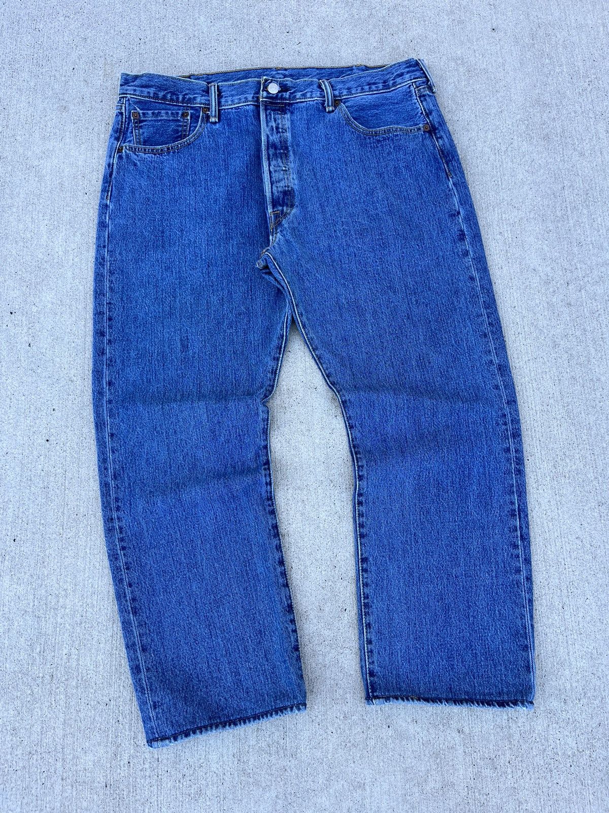 Levi's × Vintage Crazy Vintage Y2K Levi’s 501 Baggy Jeans Size US 40 / EU 56 - 3 Thumbnail