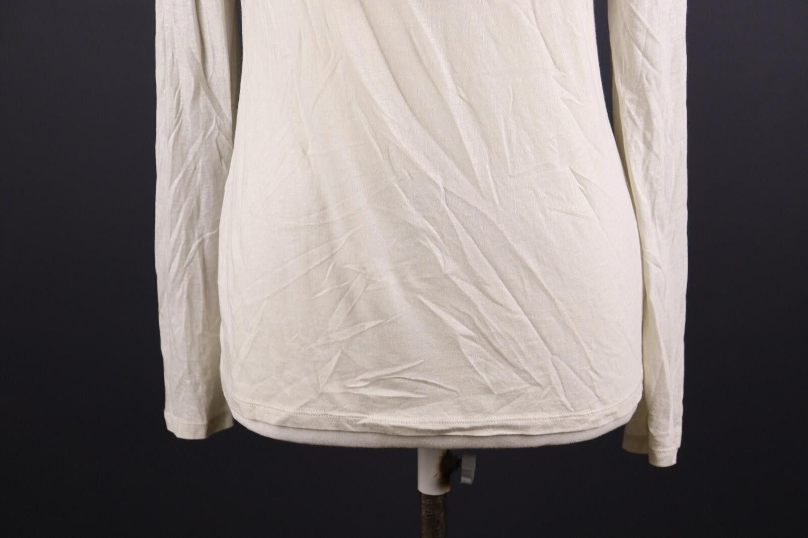 Designer Polo Jeans Company Ralph Lauren Ivory Top Shirt Size L Size L / US 10 / IT 46 - 3 Thumbnail