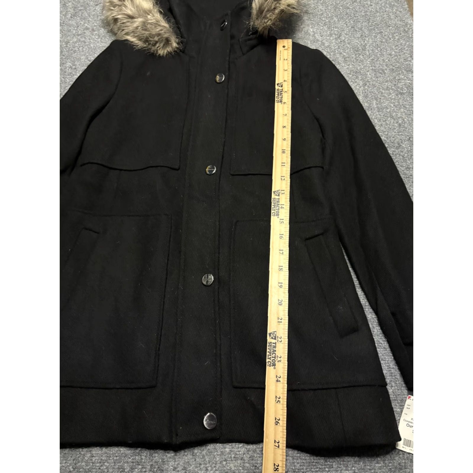 Kenneth Cole **KENNETH COLE Women Small Black Hooded Wool Blend Career Coat NEW** User: KENNETH COLE Women Small Black Hooded Wool Blend Career Coat NEW Size S / US 4 / IT 40 - 3 Thumbnail