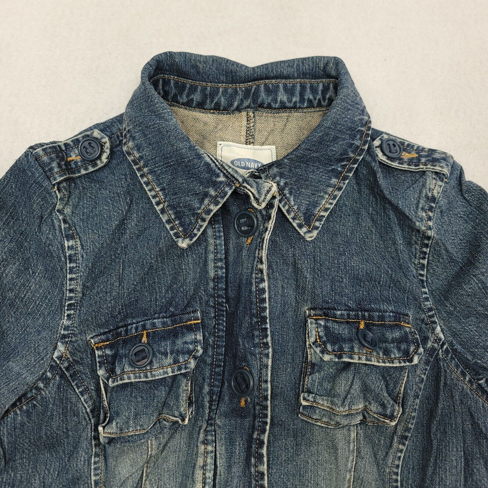 Old Navy Old Navy Casual Button Denim Jean Jacket Womens Size M Blue Size M / US 6-8 / IT 42-44 - 1 Thumbnail
