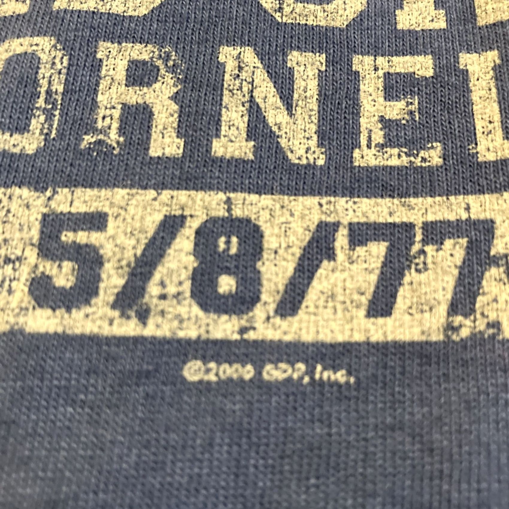 Liquid Blue VINTAGE Liquid Blue Grateful Dead Cornell 77 Road Crew T-Shirt XL Blue Cotton Blend Crew Neck Short Sleeve Mens Shirts Size US XL / EU 56 / 4 - 3 Thumbnail