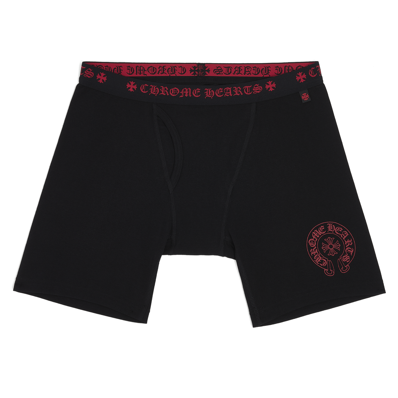 Chrome Hearts Long Boxer Brief Black/Red Size US 38 / EU 54 - 1 Thumbnail