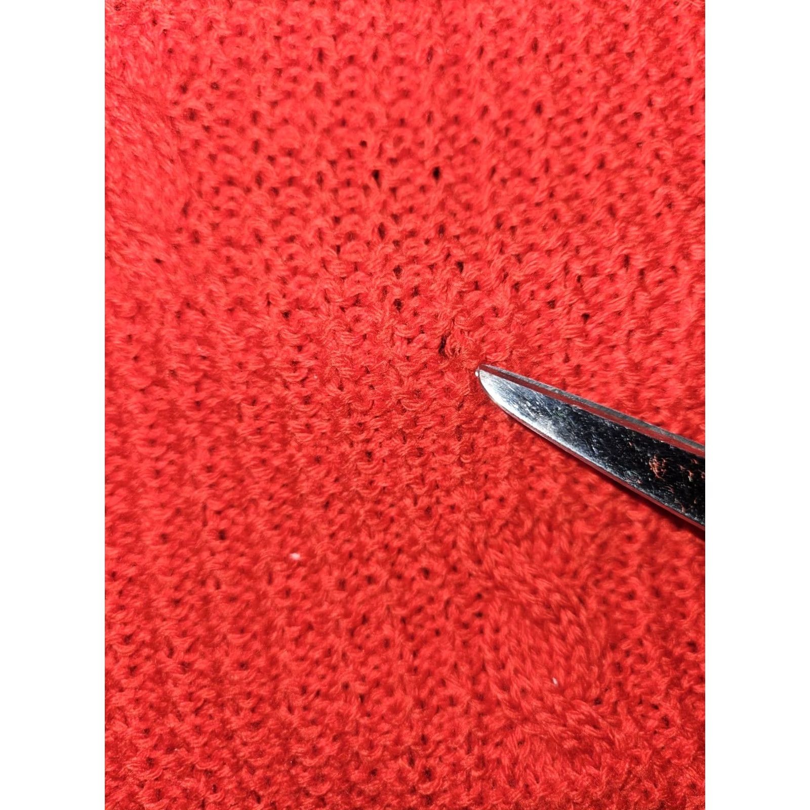 Pendleton VINTAGE Pendleton Sweater Women's M Red Wool Mock Neck Cable Knit USA Size M / US 6-8 / IT 42-44 - 7 Thumbnail