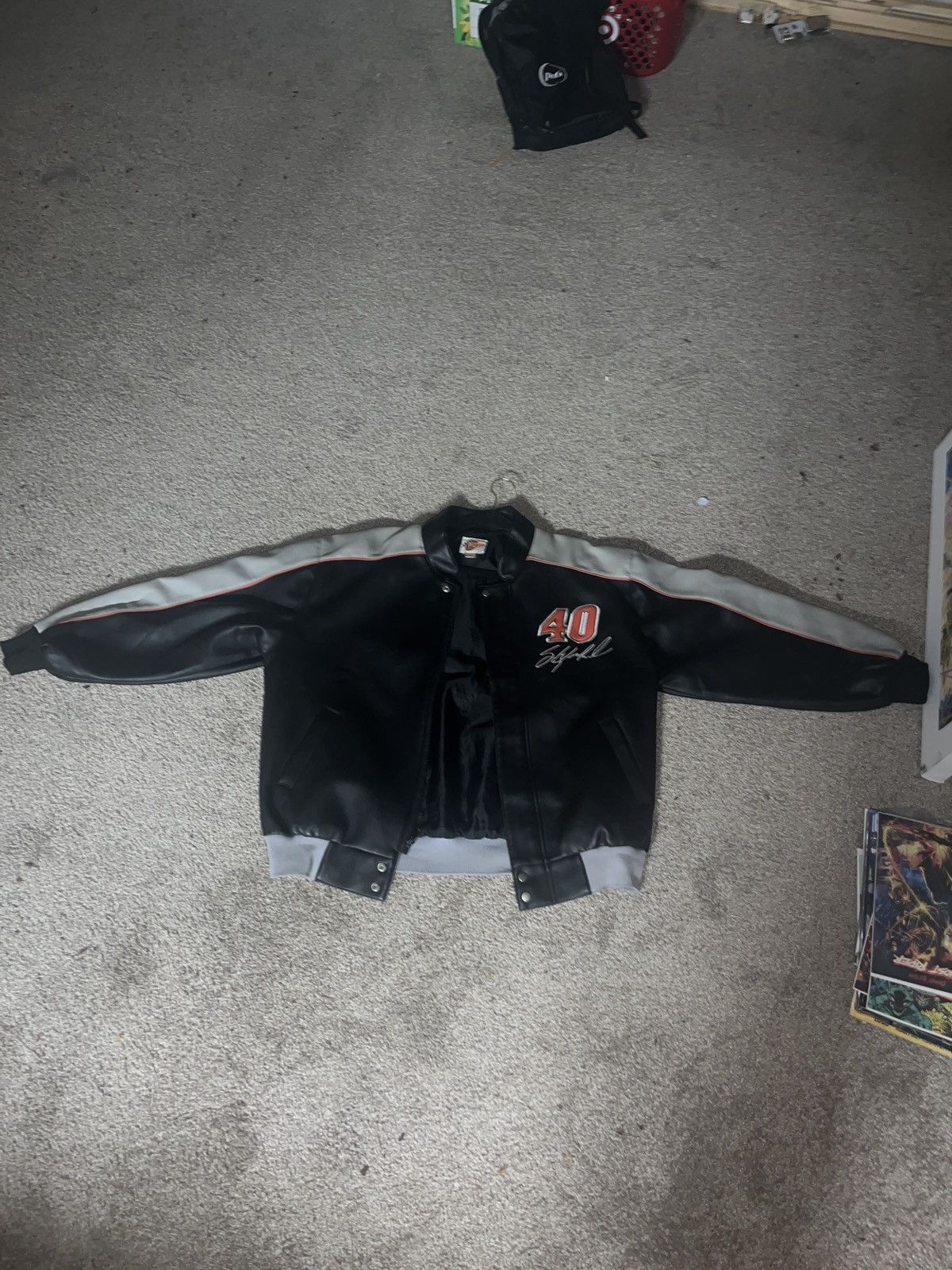 Winners Circle Black and gray cooler light nascar jacket Size US XL / EU 56 / 4 - 4 Thumbnail