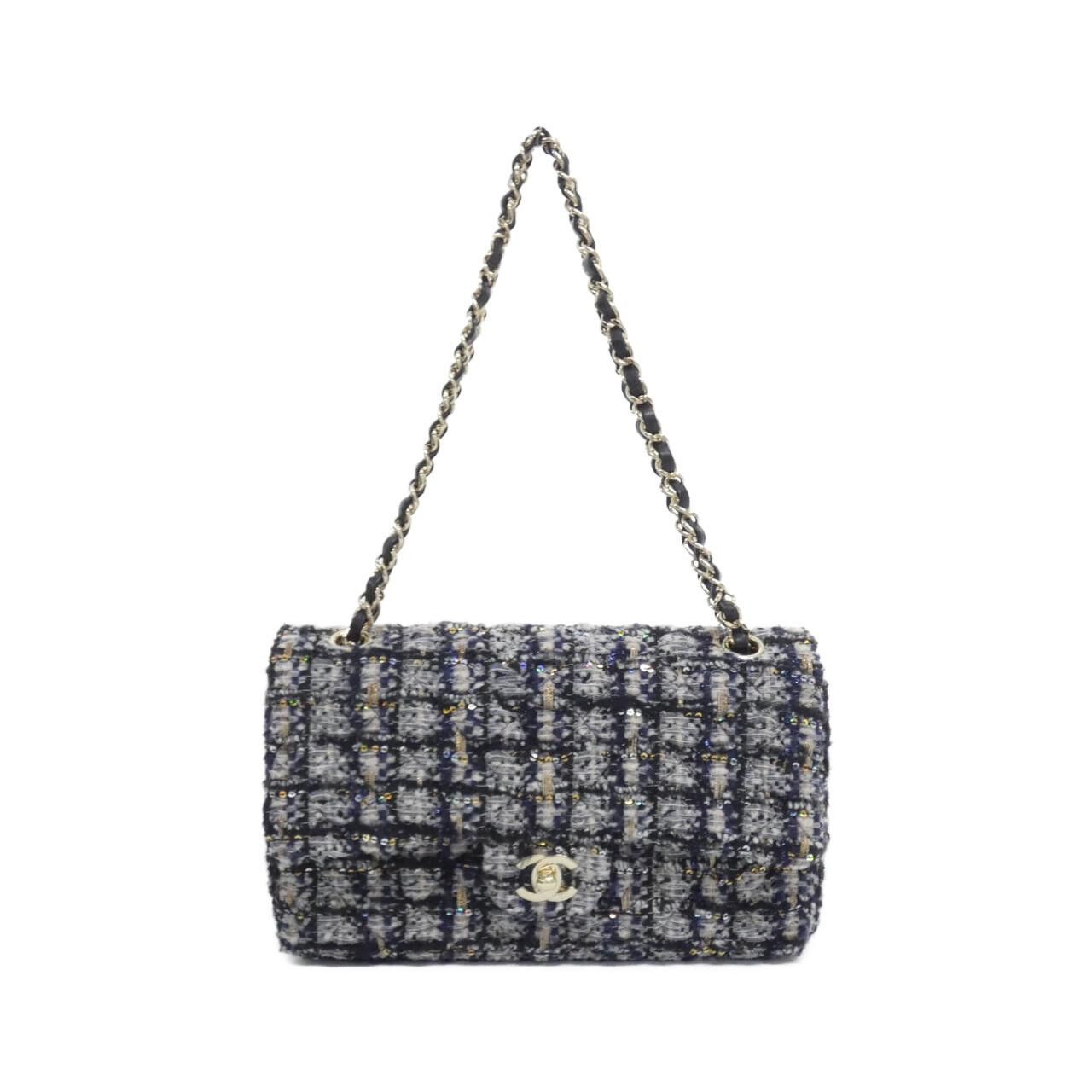 Chanel Chanel Chanel Tweed Shoulder Bag Textile Shoulder Bag 1112 DUTY FREE for USA Size ONE SIZE - 1 Thumbnail
