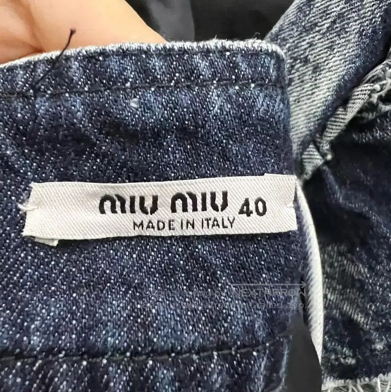 Miu Miu Miu Miu Summer Blue Cotton Long Dress . Size XXS / US 00 / IT 34 - 3 Thumbnail